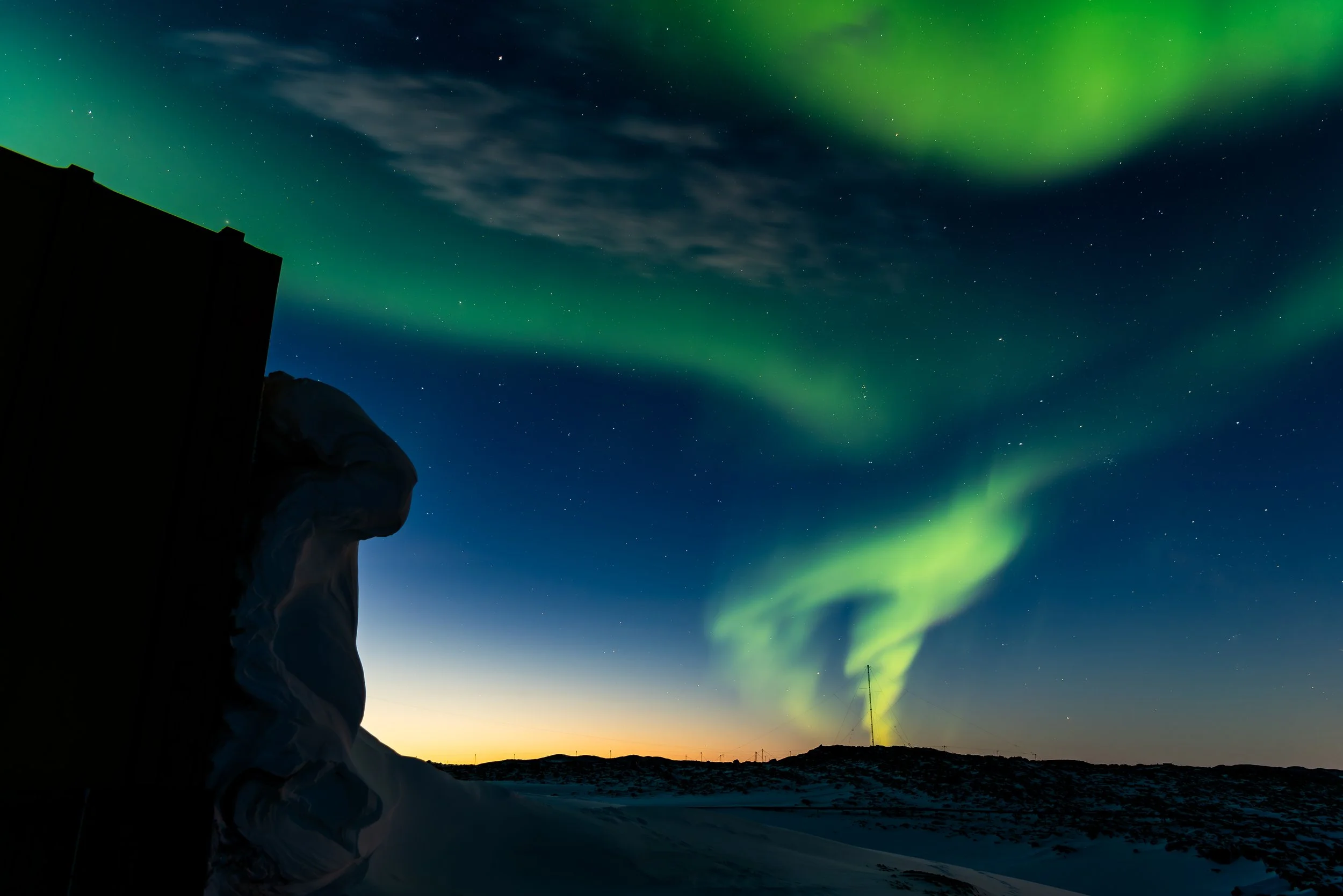 AA 112 - Davis Aurora 29th of September 2017 5:01 am - Nikon D750, 26mm, f/2.8, ISO 100,  exp 13 sec