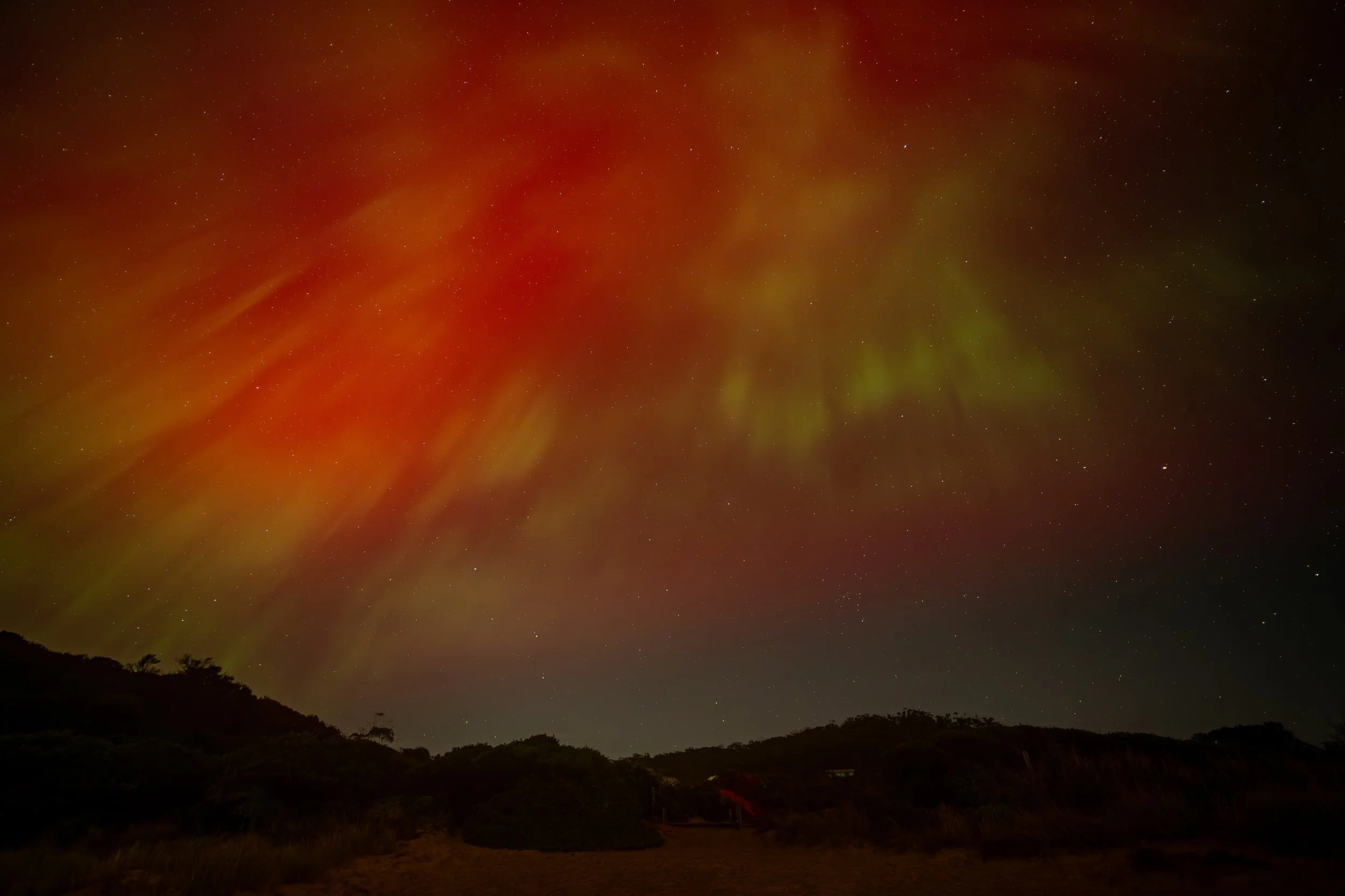 G5 Storm 091 - May 11th 2024 10:42:59 pm Nikon Z7ii, LAOWA FFii 15mm f/2.0 lens, ISO 320 exp 10 sec