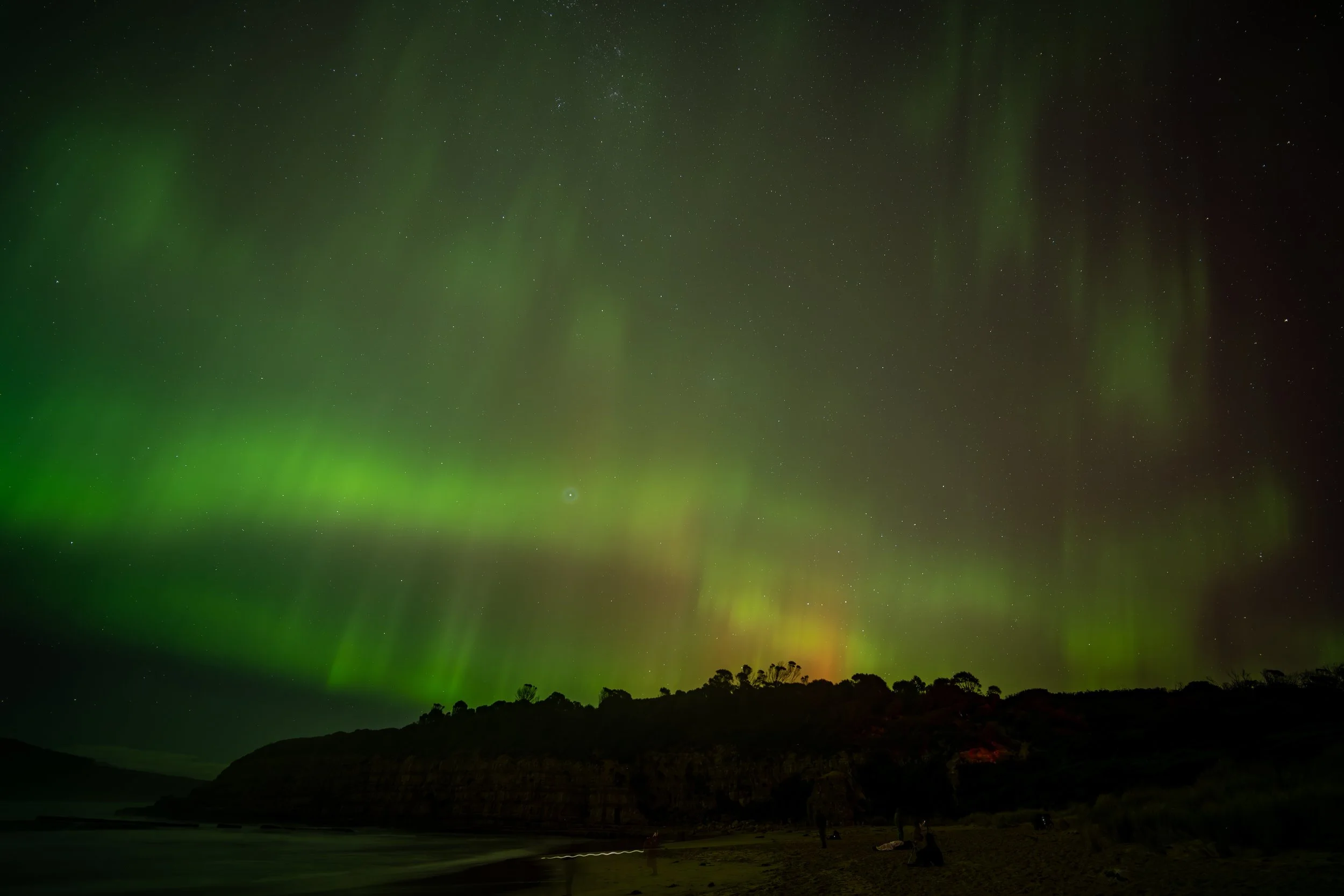 G5 Storm 101 - May 11th 2024 11:03:18 pm Nikon Z7ii, LAOWA FFii 15mm f/2.0 lens, ISO 320 exp 10 sec