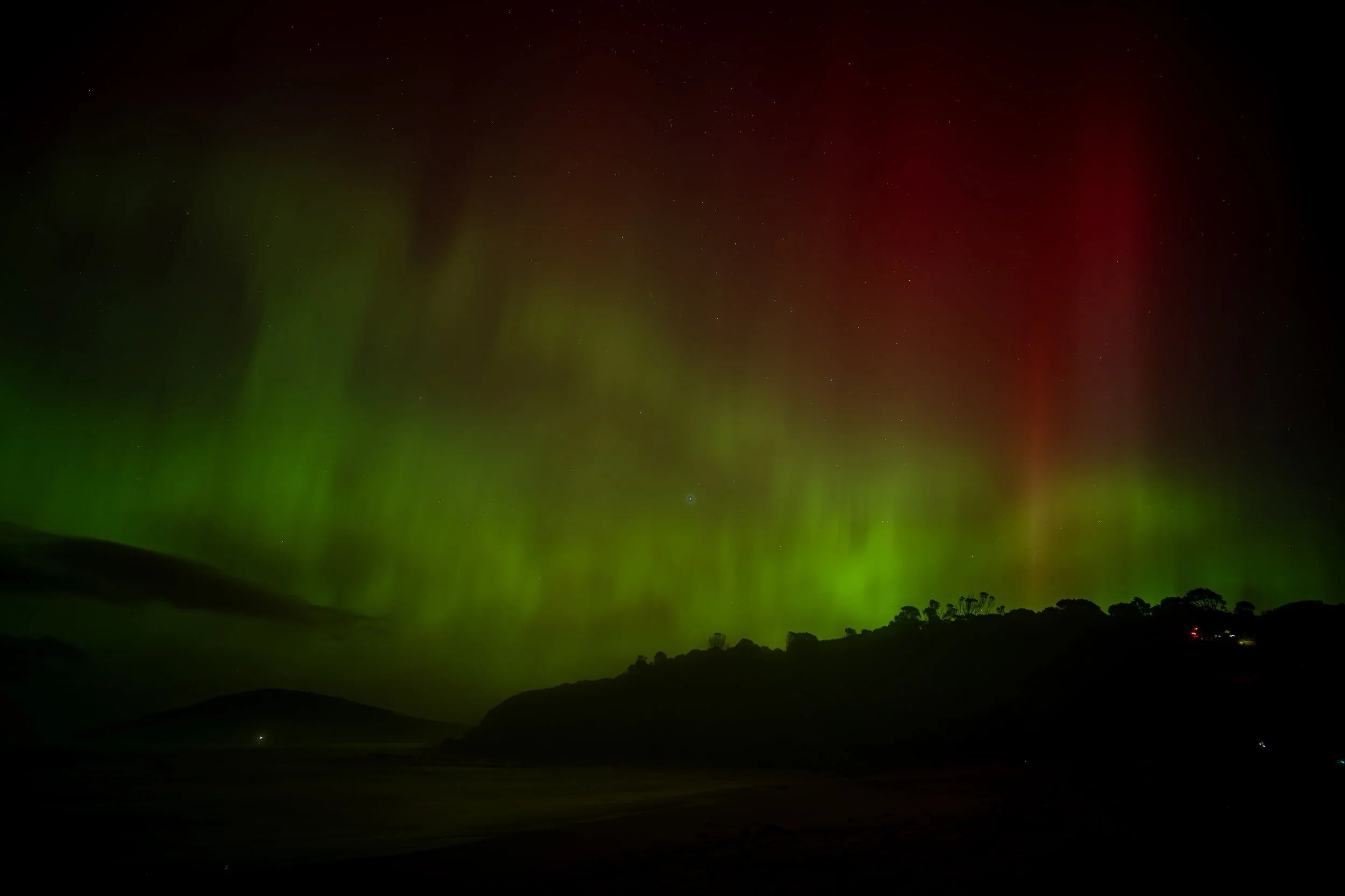 G5 Storm 112 - May 11th 2024 11:41:42 pm Nikon Z7ii, LAOWA FFii 15mm f/2.0 lens, ISO 160 exp 10 sec