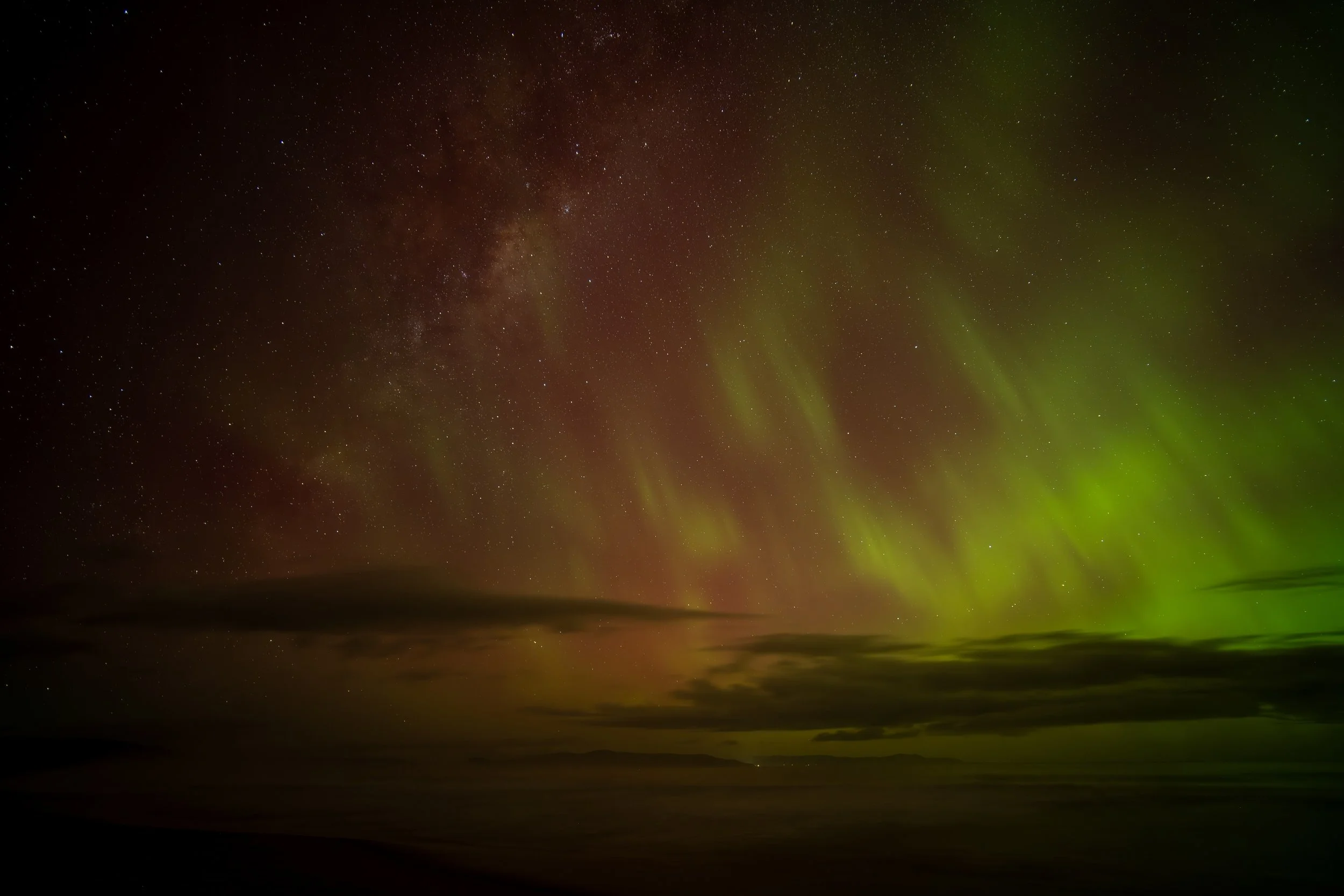 G5 Storm 123 - May 12th 2024 12:16:10 am Nikon Z7ii, LAOWA FFii 15mm f/2.0 lens, ISO 400 exp 15 sec