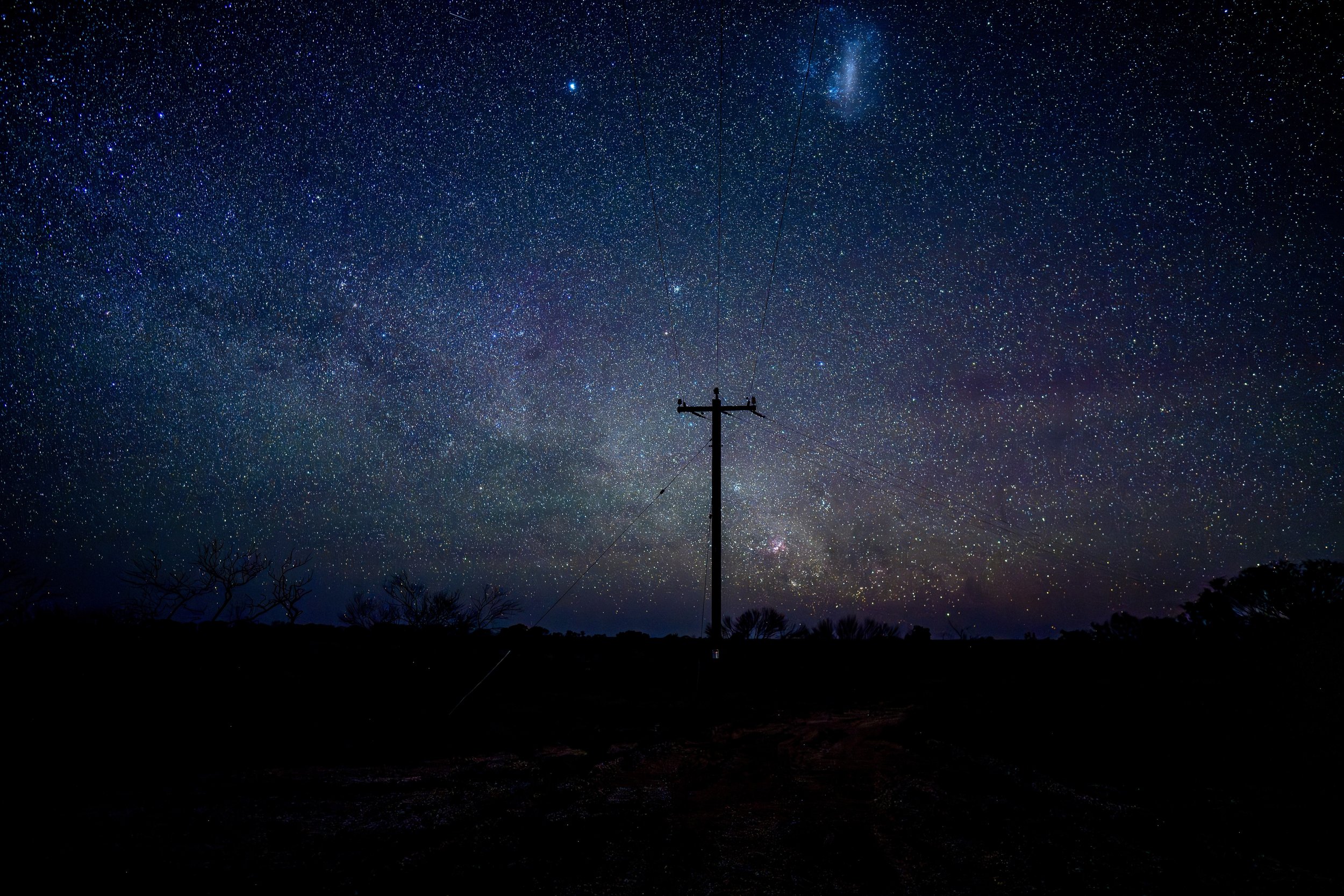 G007- 3rd of December 2024 22:03 - Night shot of the western sky - with Blue Streak Rocket (first Stage) - taken with NIKKOR Z 20mm ƒ1.8 S lens ISO 1000 f/1.8 exp 15sec