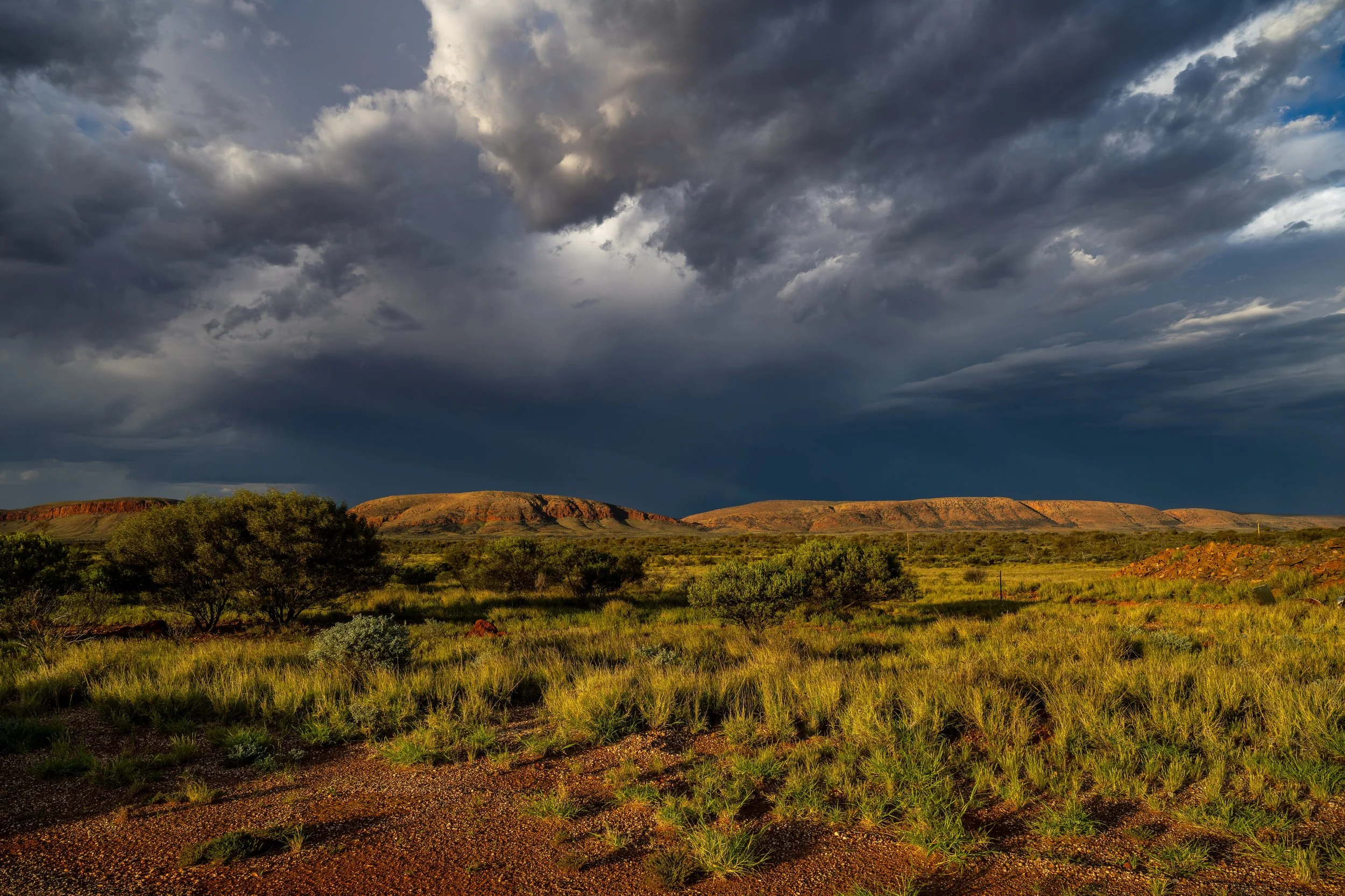 G028- 4th of December 2024 18:23 - dark storm clouds building to the north of the station.