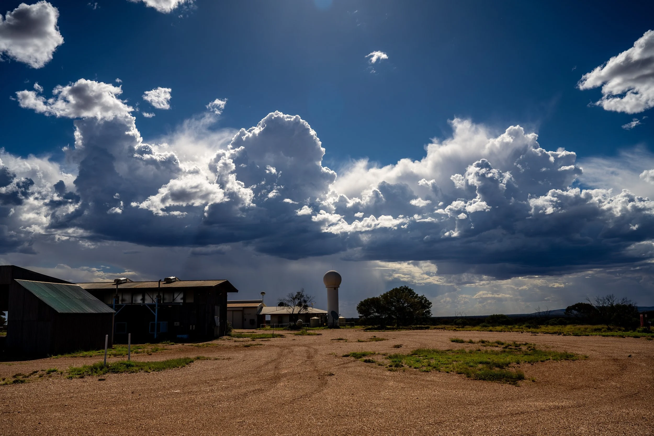 068- 5th of December 2024 15:55 - Afternoon build up of cumulus cloud - view from Giles to the west.