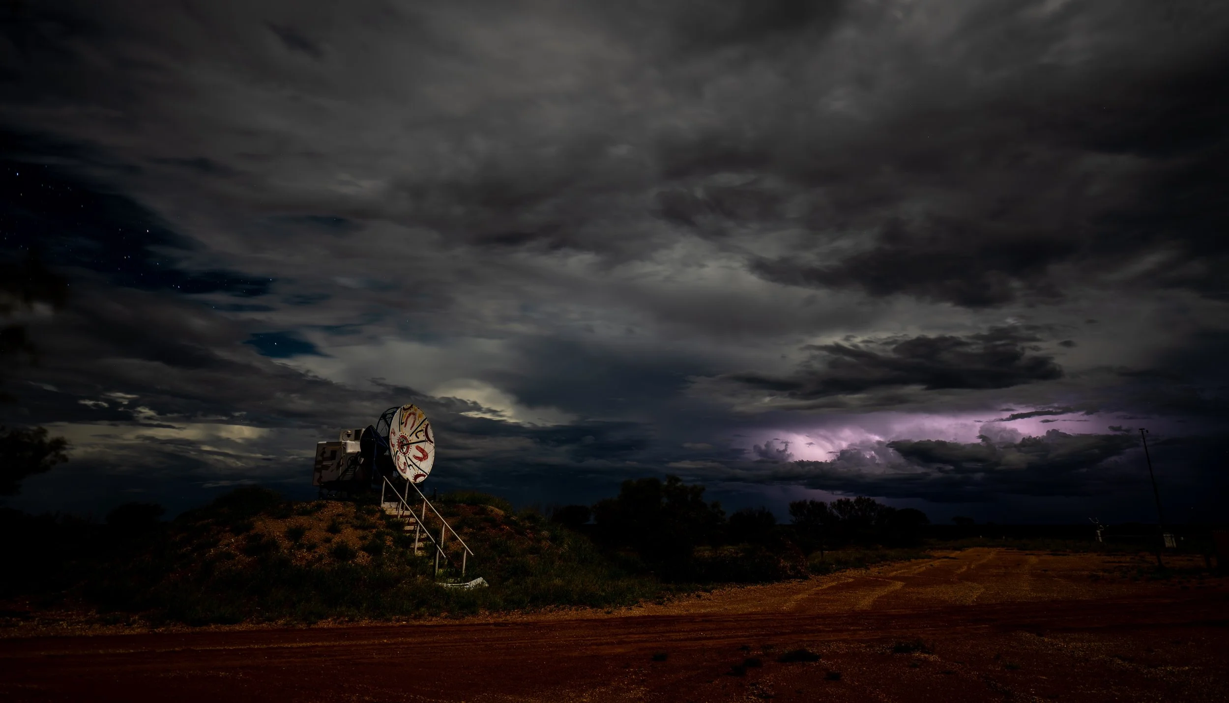 G070 - 9th of December 2024 21:17 - Thunderstorms to the southwest at night.