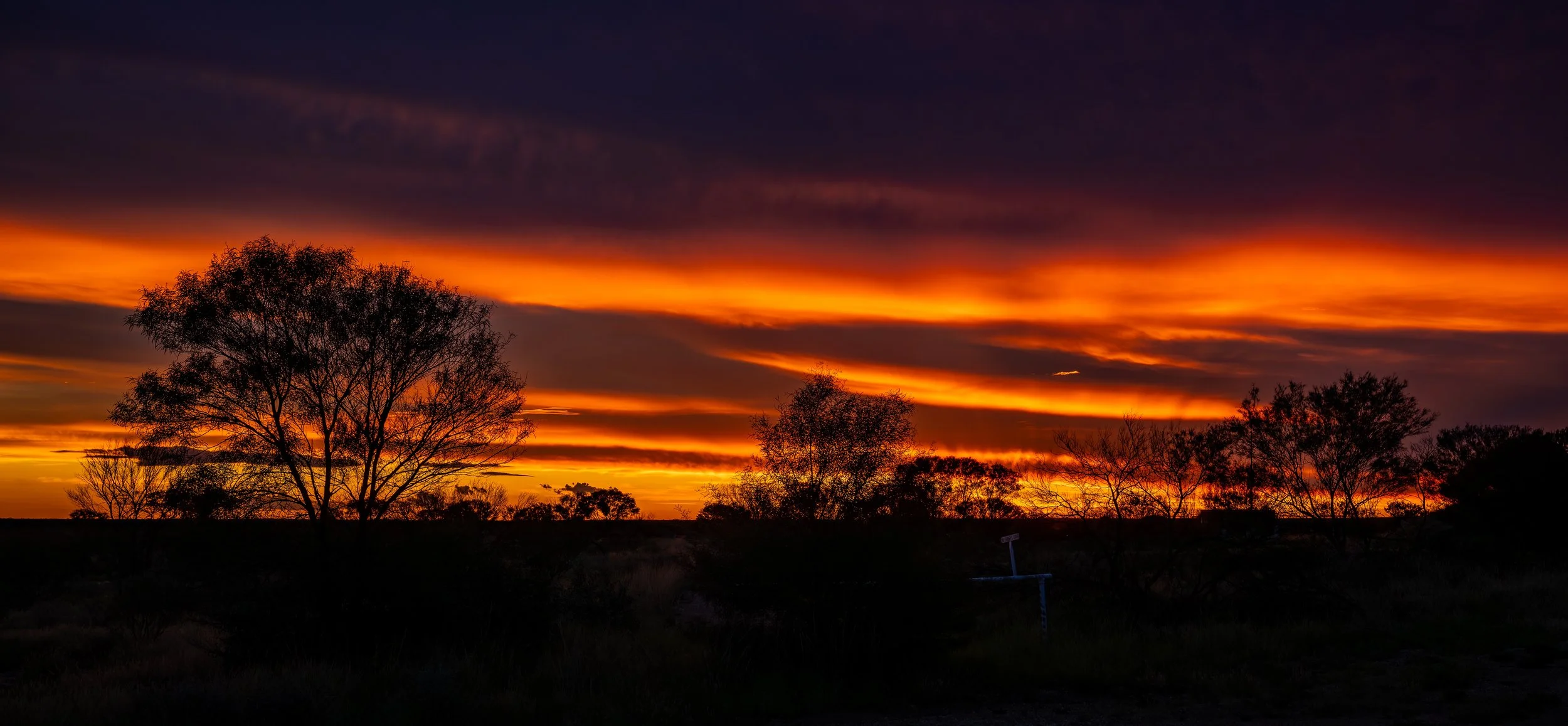 G075- 16th of December 2024 18:22- Fiery sunset to the west of Giles Weather Station