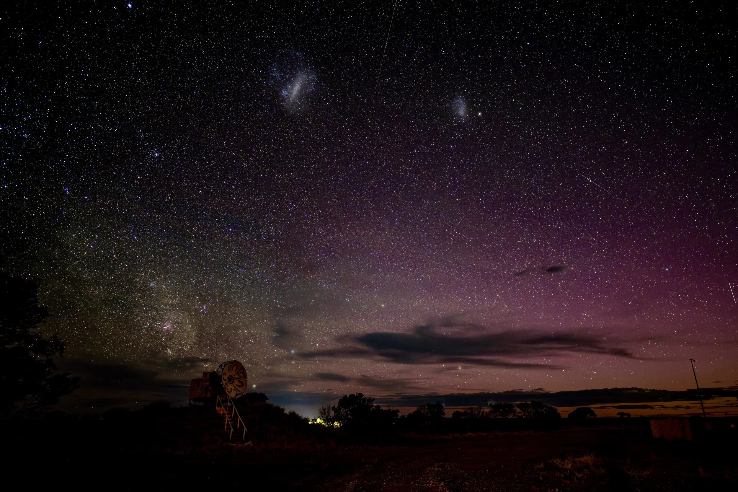G100 - 2nd of January  2025 19:43 - Night shot to the southwest - ISO 800 f/18 15sec