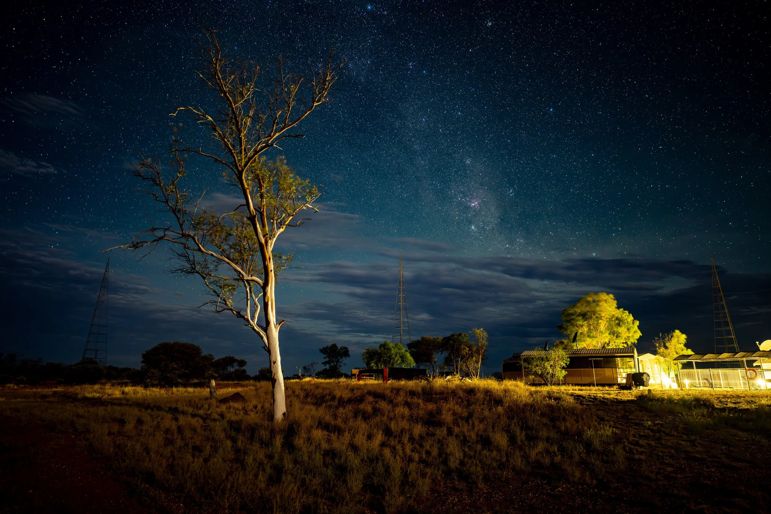 G102 - 2nd of January  2025 19:46 - Night shot to the east with the moon below the horizon - ISO 500 f/18 15sec