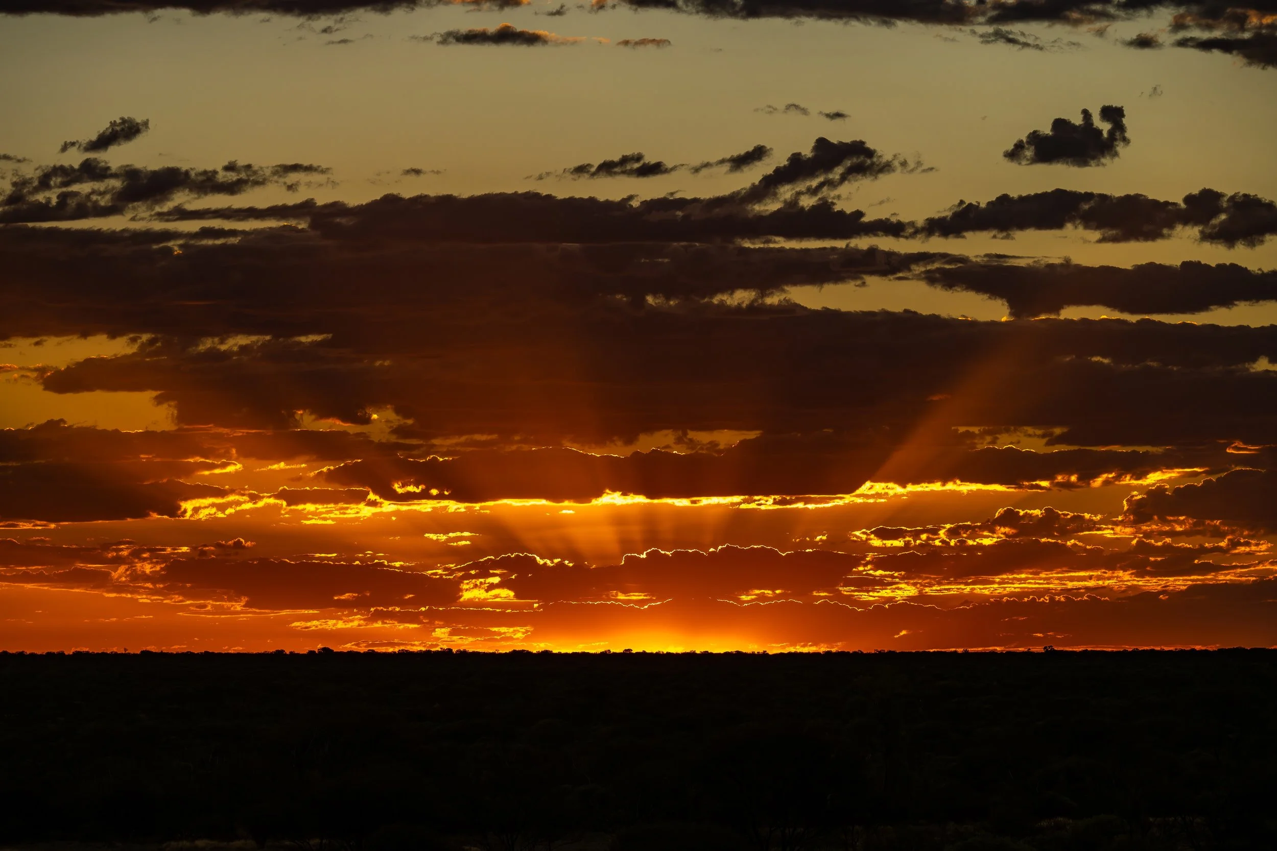 G120 -9th of February  2025 18:10 - Fiery sunset