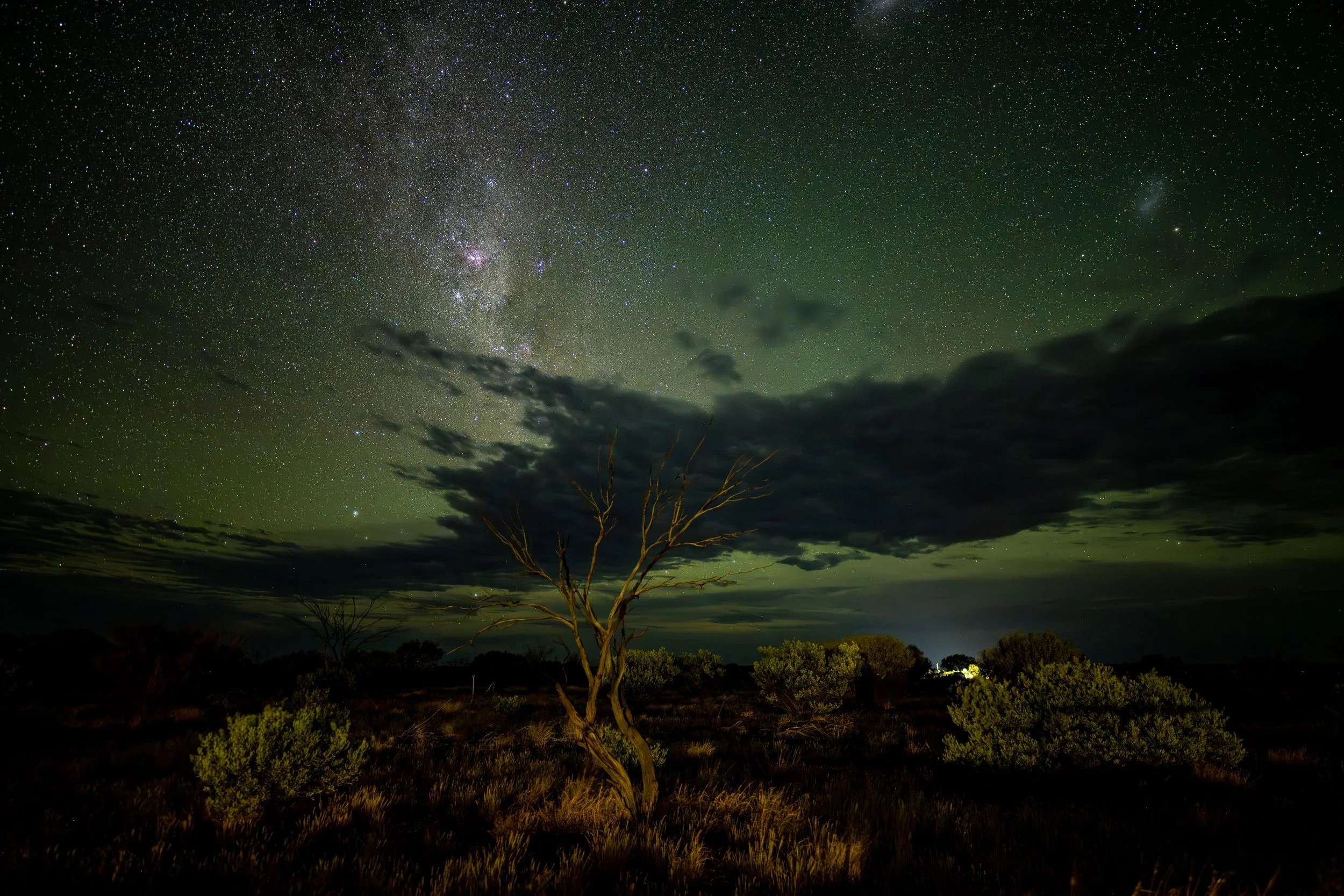 G151 - 5th of January  2025 22:11 - Night shot to the southeast with the moonrise - ISO 800 f/18 15sec