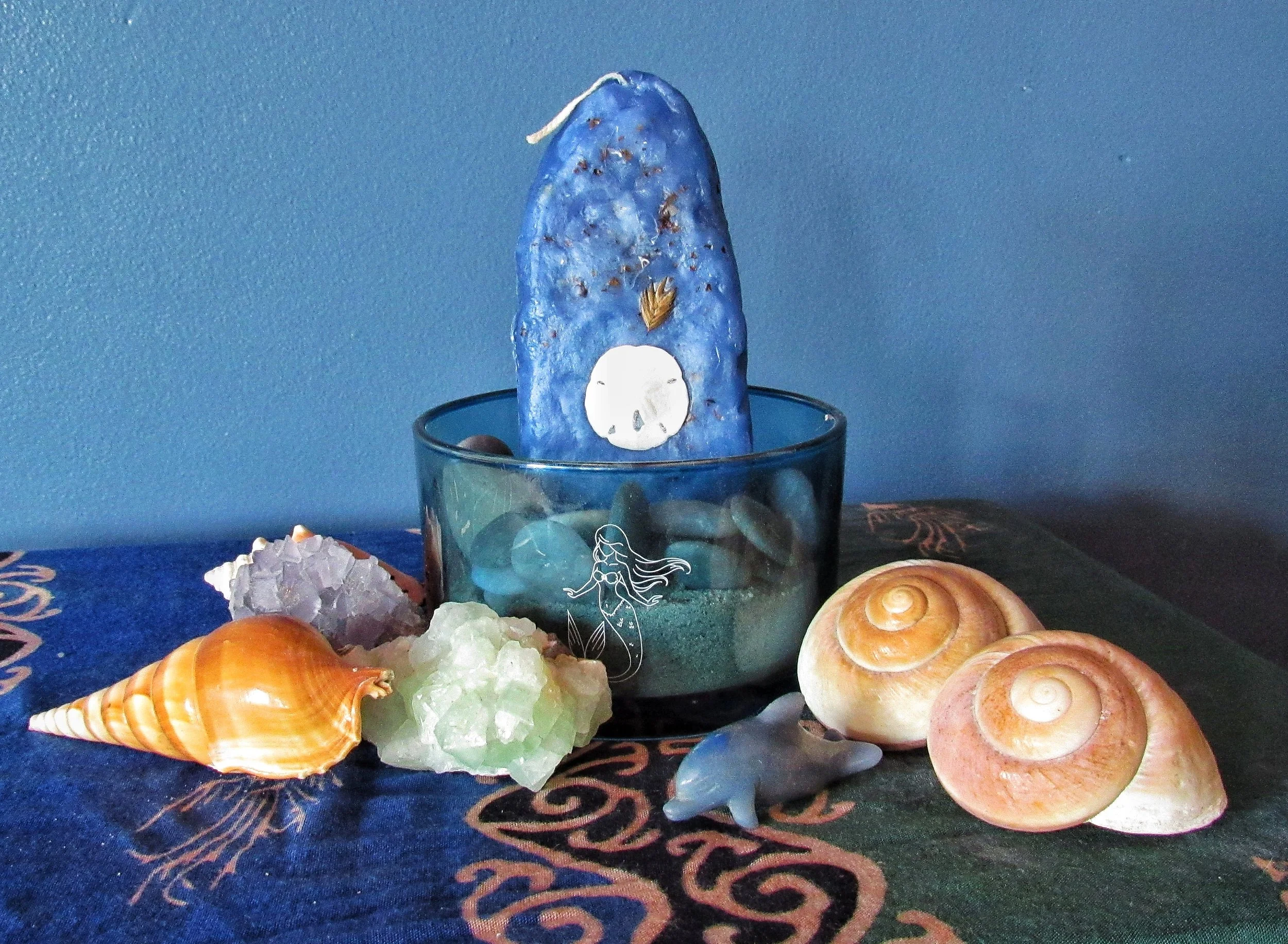 Molded Sea Hag Candle