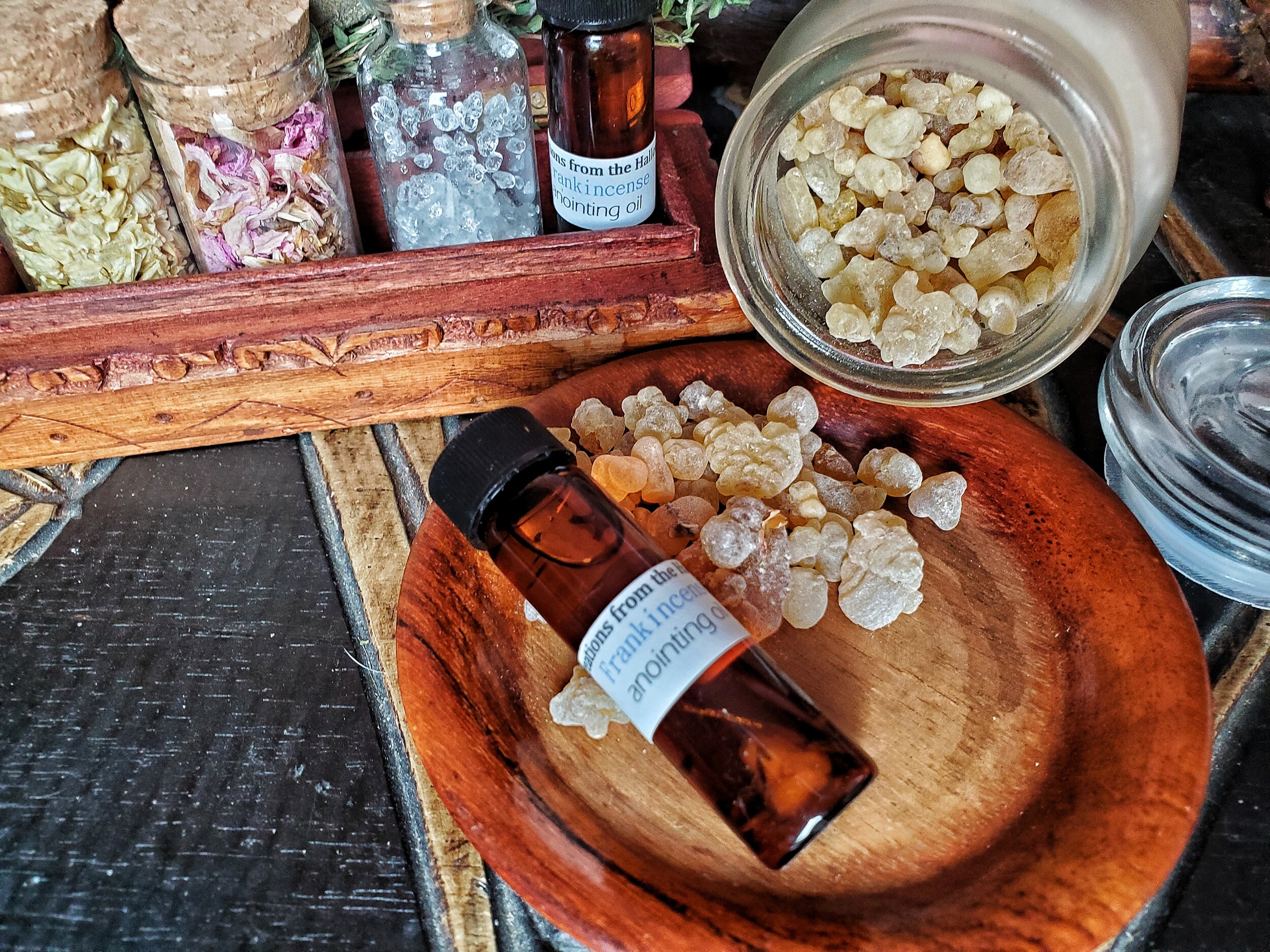 Frankincense anointing oil.