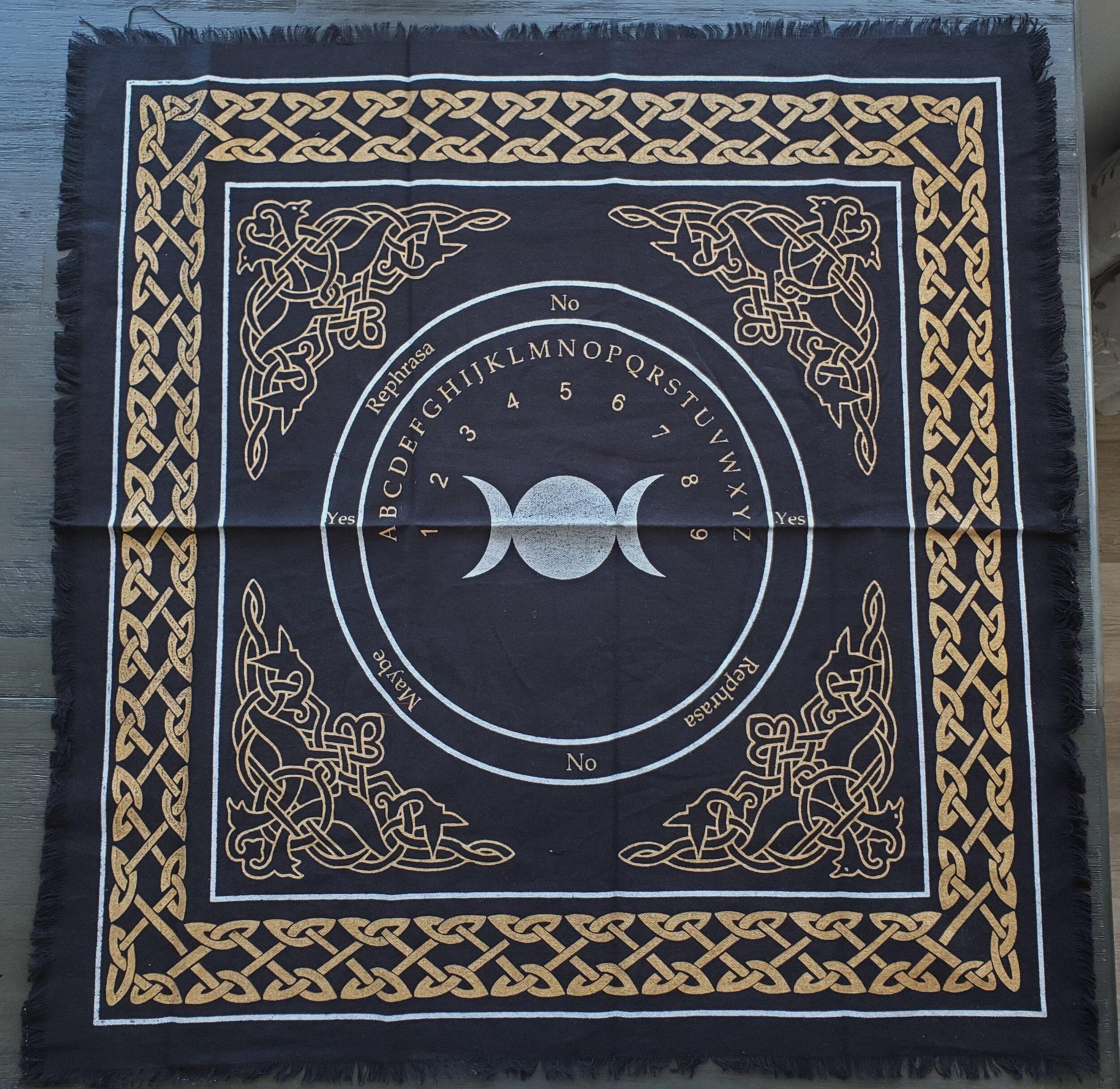 Triple Moon Altar Cloth