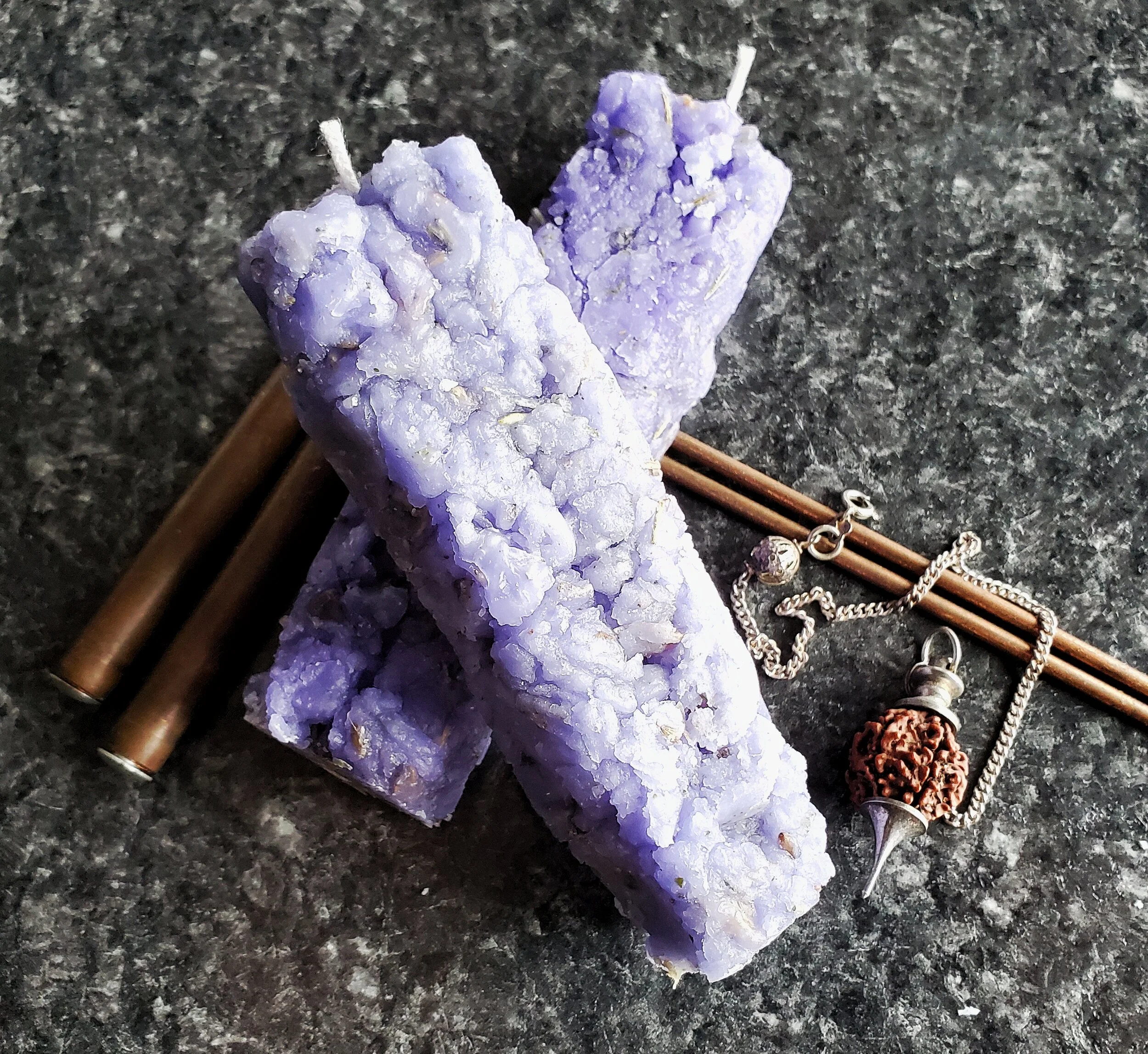 Molded Moon Esbat Candles