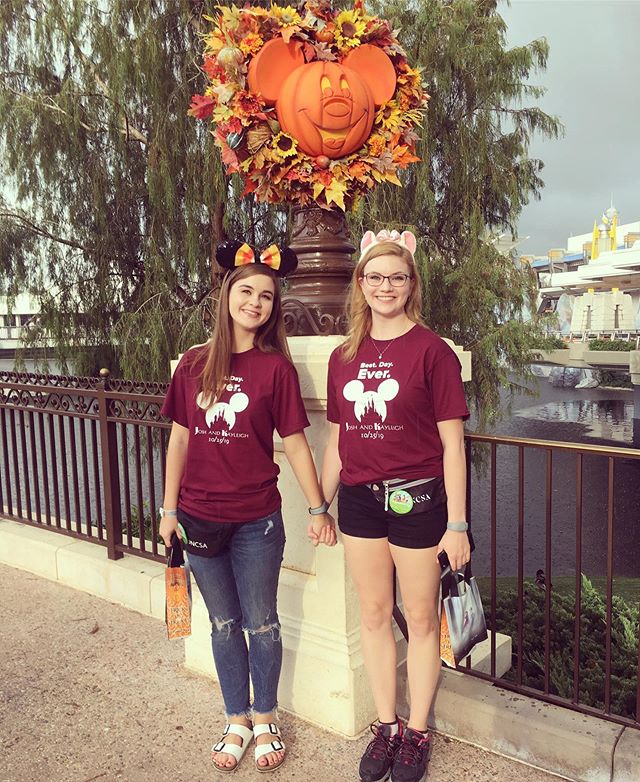 Happy 24th Birthday to my person! I think this may have been our most magical celebration to date! And big congratulations to her sister &amp; new brother on their happily ever after! 🎃 🐭 🏰 
#bestfriends #myperson #disneyworld #disneyhalloween #mi