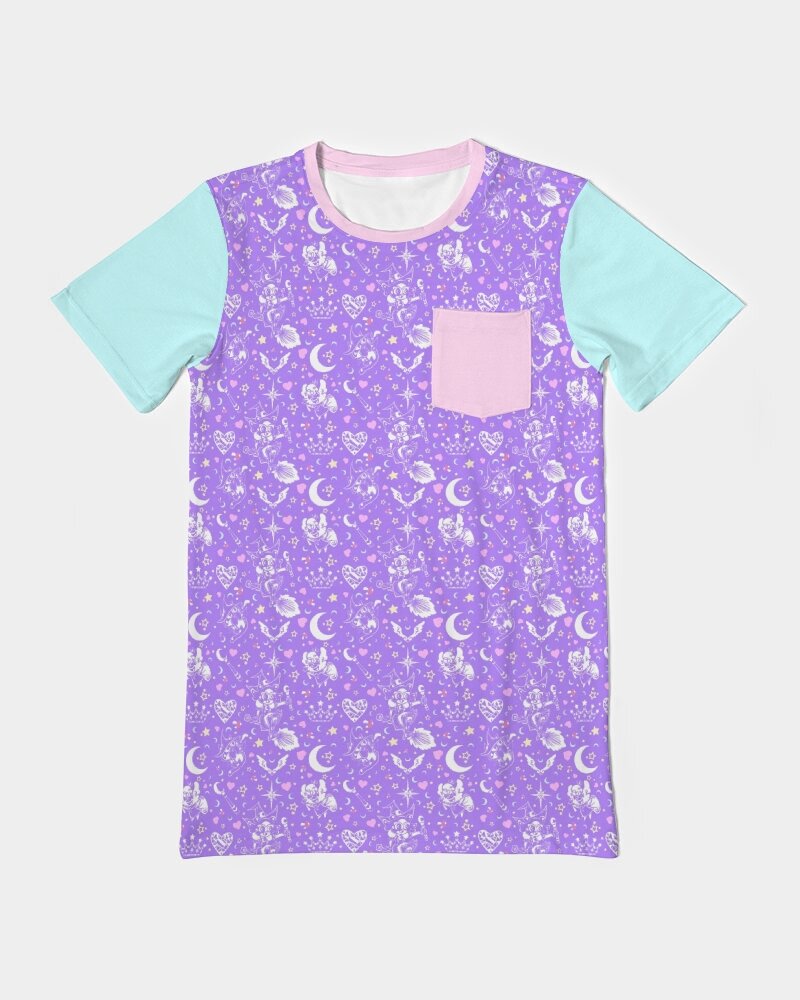 Magikats! Pastel Pattern Pocket Tee