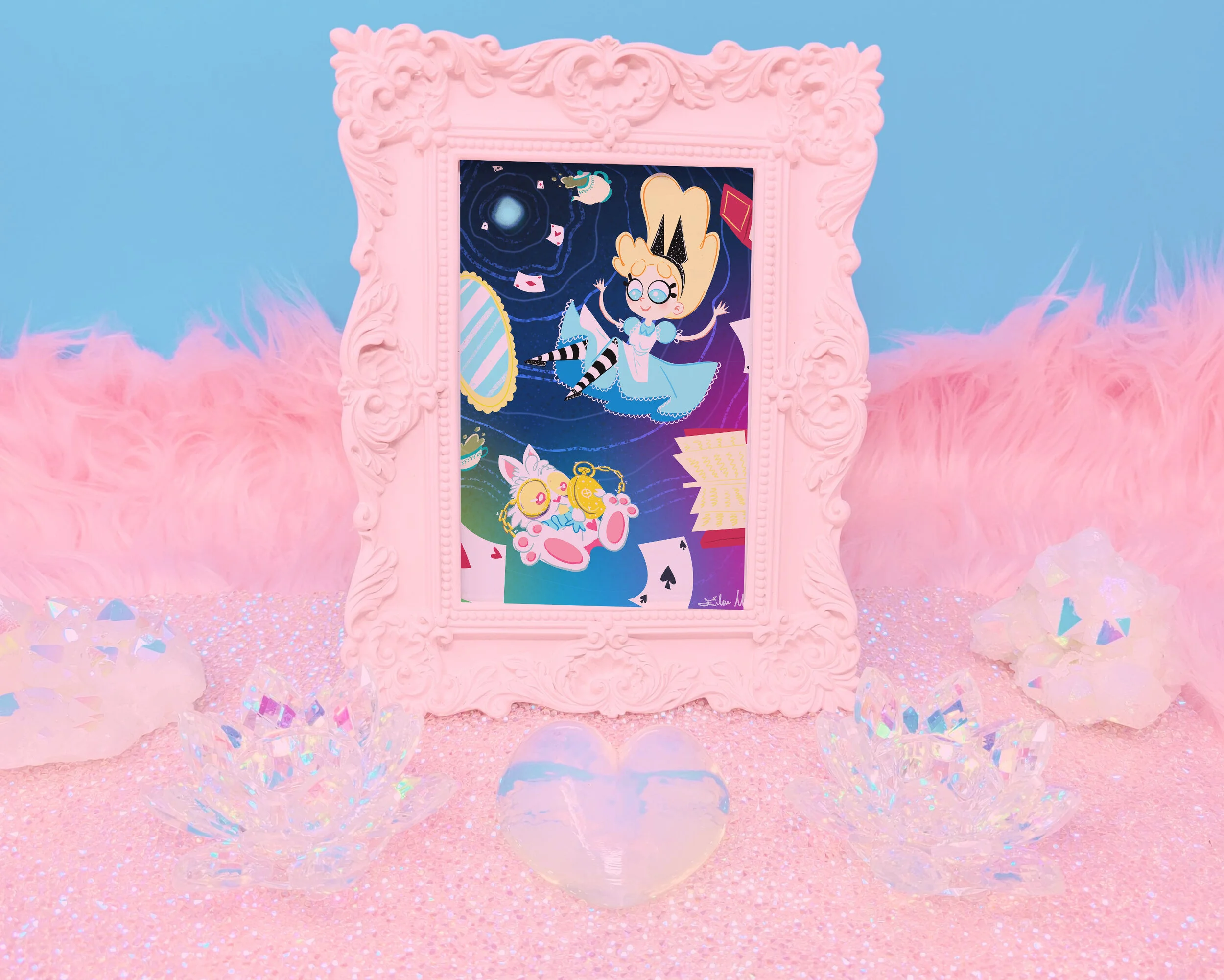 Down the Rabbit Hole Art Print