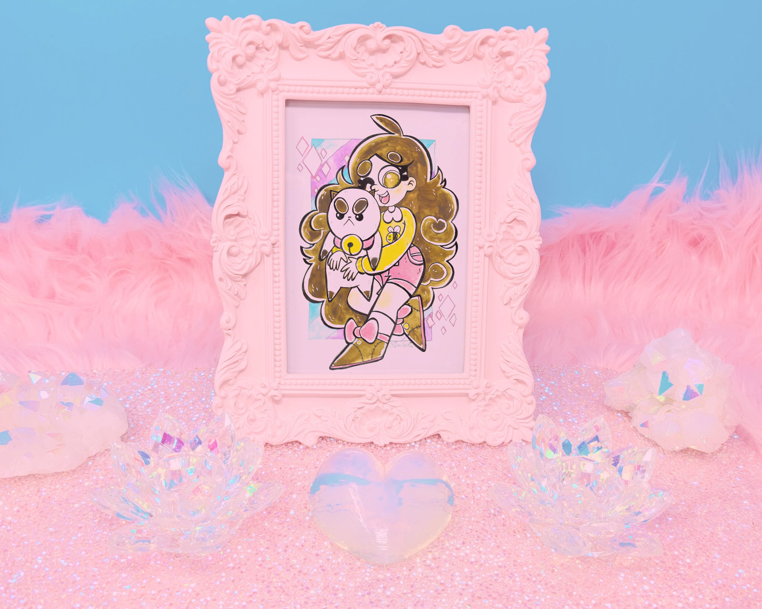 Bee &amp; PuppyCat Art Print