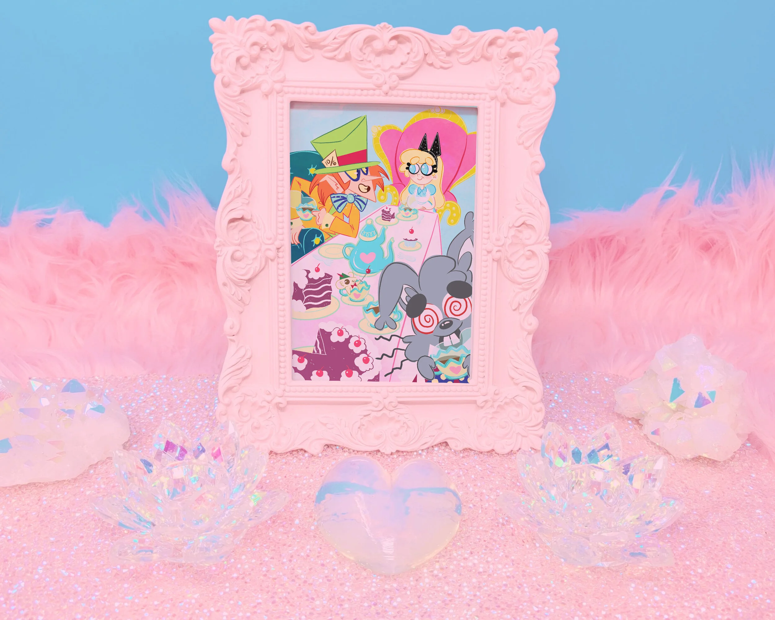 Mad Tea Party Art Print