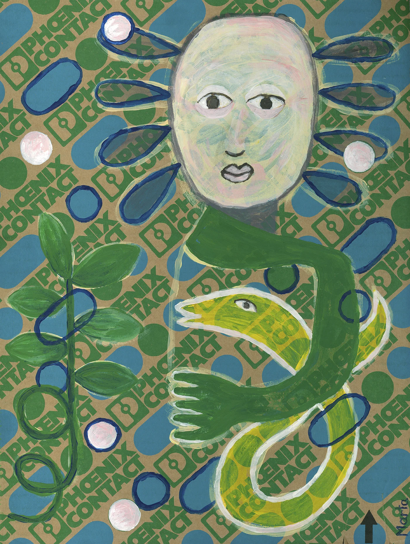 Phoenix and her snake