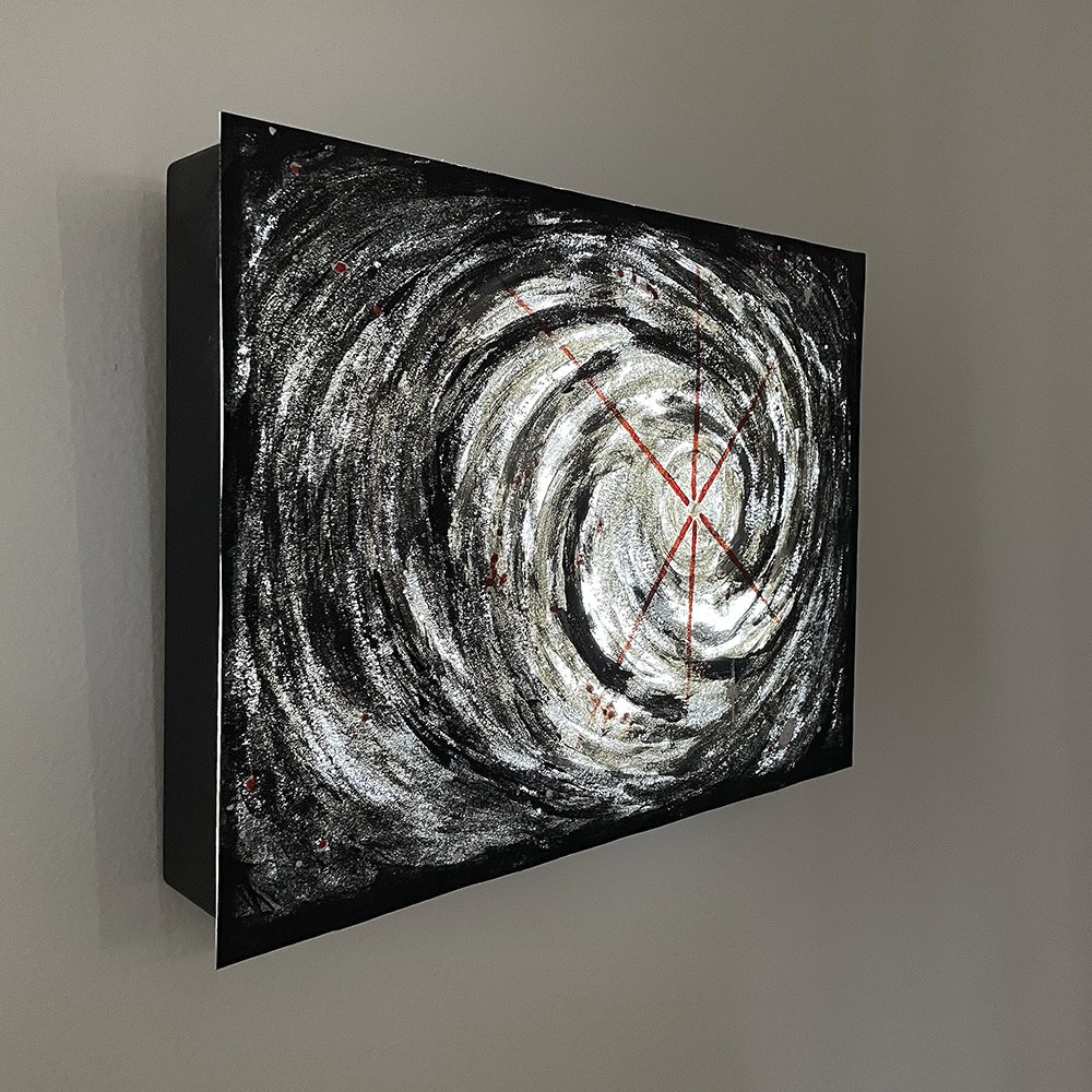 We are stardust - light on, side view