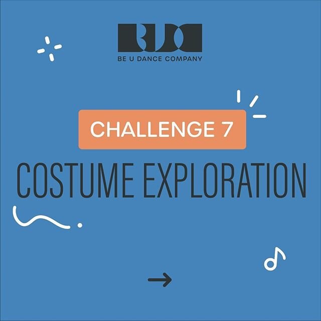 CHALLENGE THURSDAYS
Get creative at home

All ages and abilities welcome to join in

CHALLENGE 7:

Costume Exploration&hellip;
Explore an item of clothing and create a short sequence with it. Can you take it on and off super fast or in slow motion? D