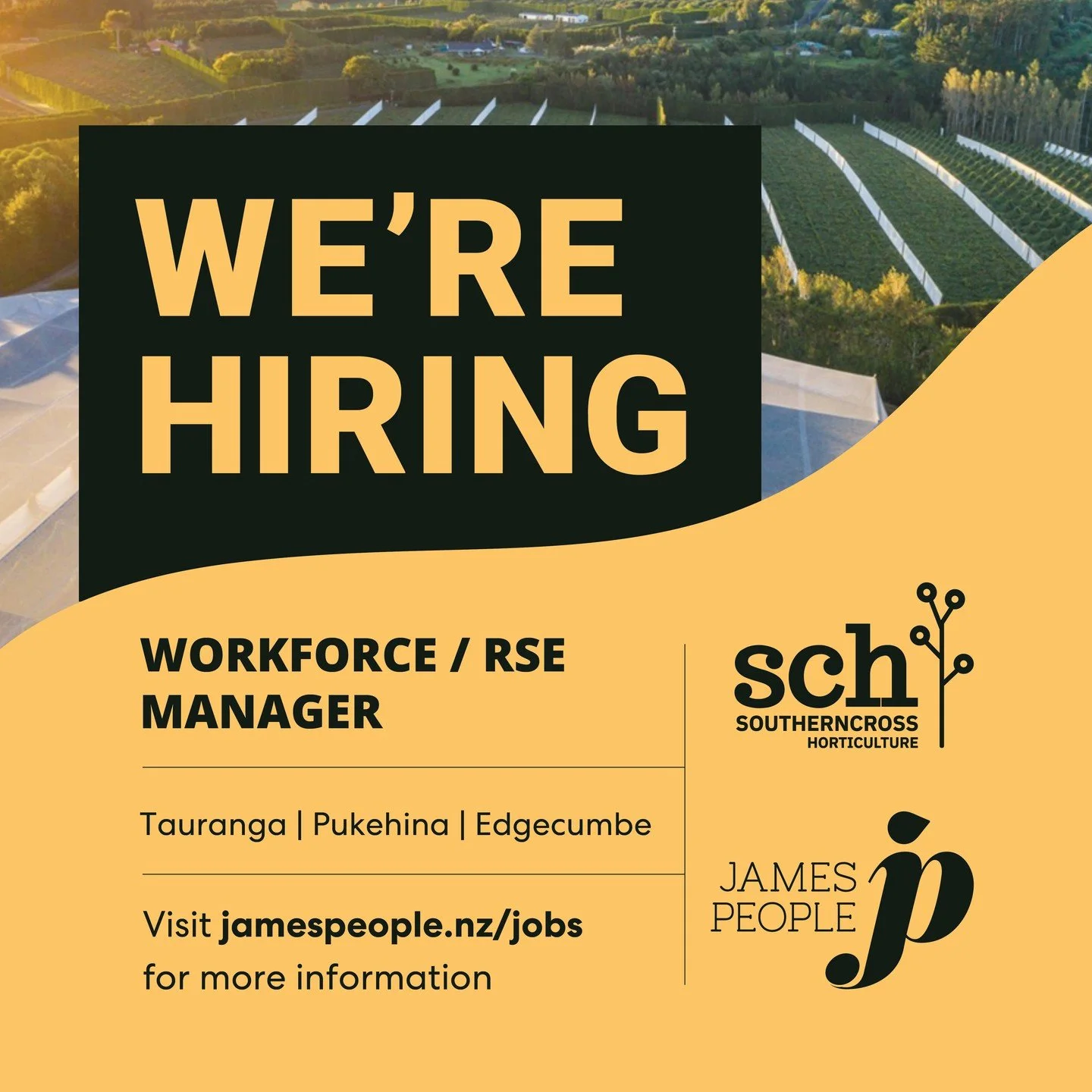 Amazing opportunity @southerncrosshorticulture 
If you have a mix of experience in HR, Planning and Horticulture, you've got to get in touch!

Discover more and apply here: jamespeople.nz/jobs