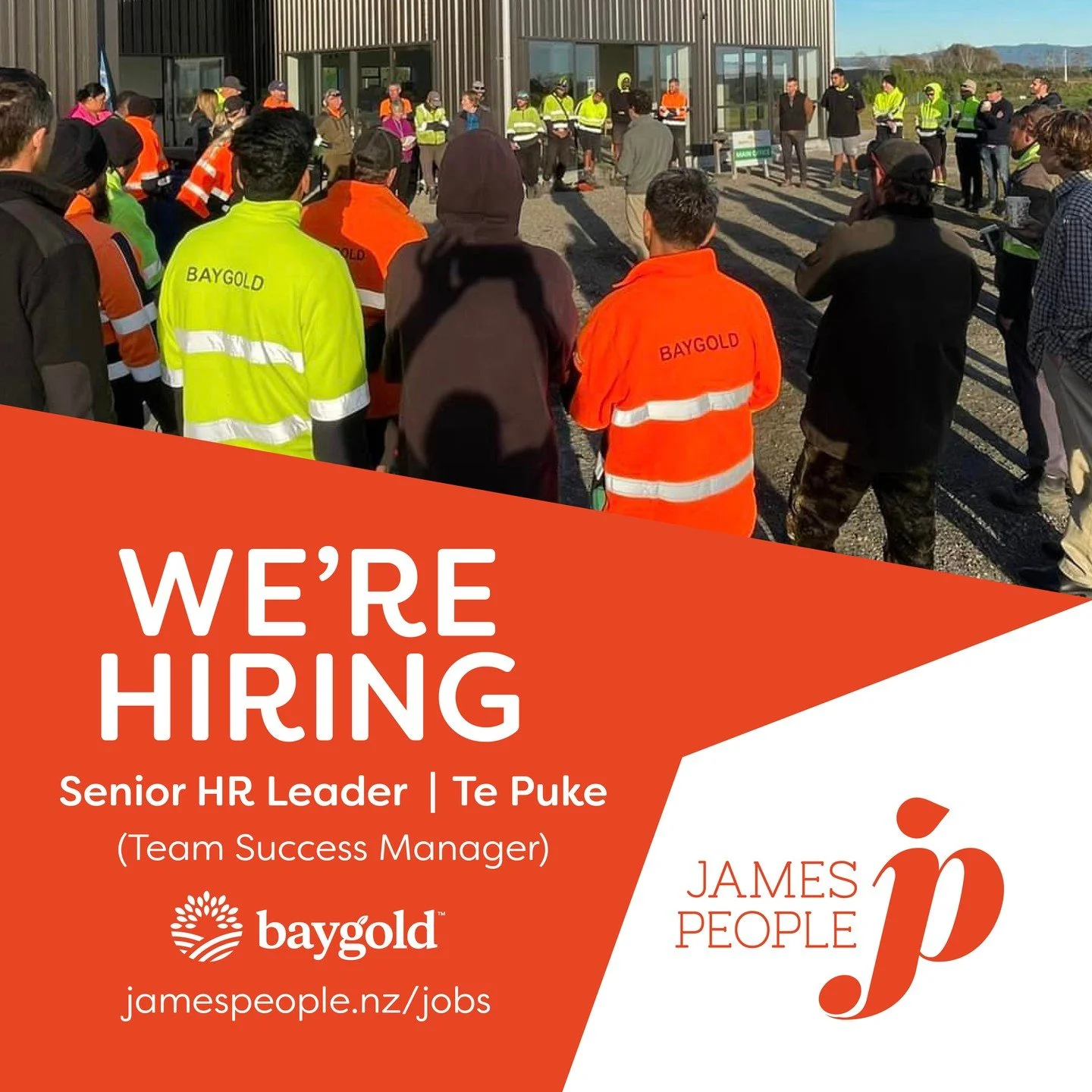 We are looking for a Senior HR Leader to lead HR functions across circa 100 full time staff and hundreds of seasonal staff.
Bring your experience to help build the best team and a world class culture!
Check it out here: jamespeople.nz/jobs