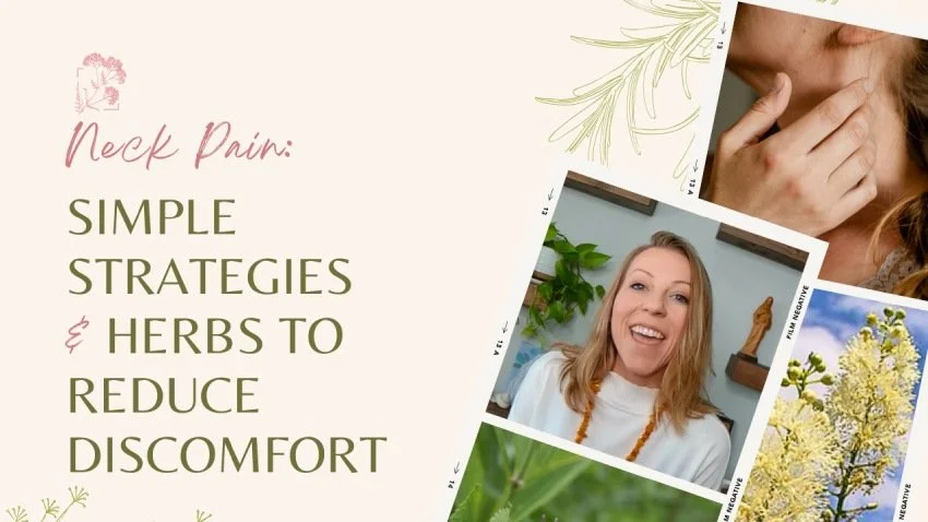 Neck Pain: Simple Strategies And Herbs To Reduce Discomfort