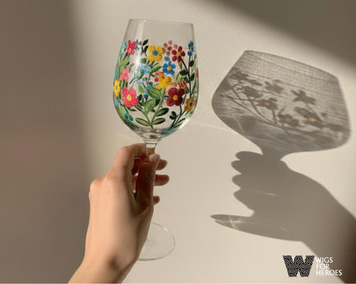 From Plain to Pinot: Wine Glass Painting Workshop