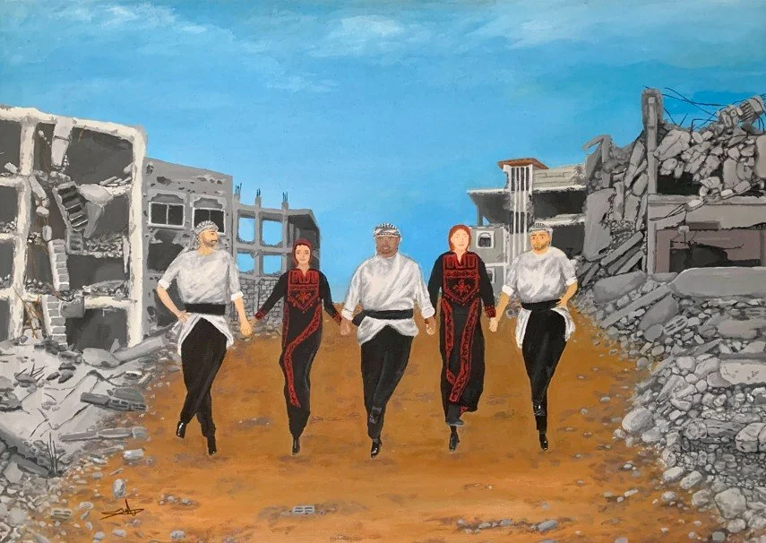 “Dabke,” Art, Taleen Muhanna