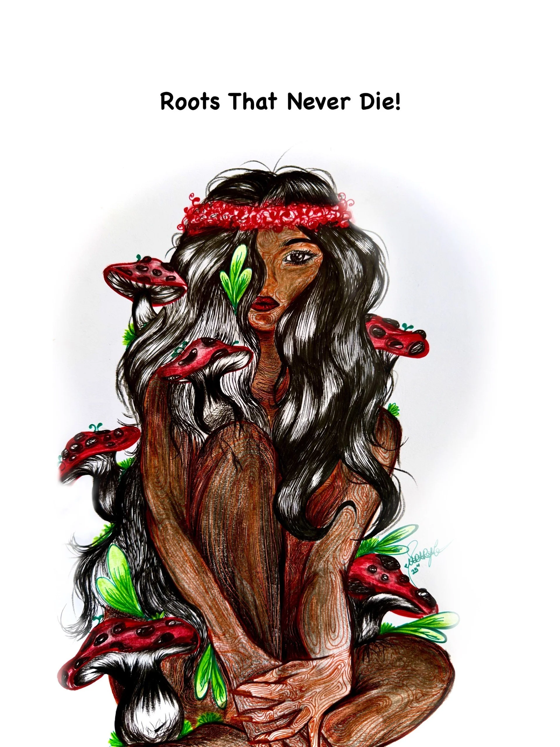 “Roots That Never Die,” Art, Nada Anwar Rajab.