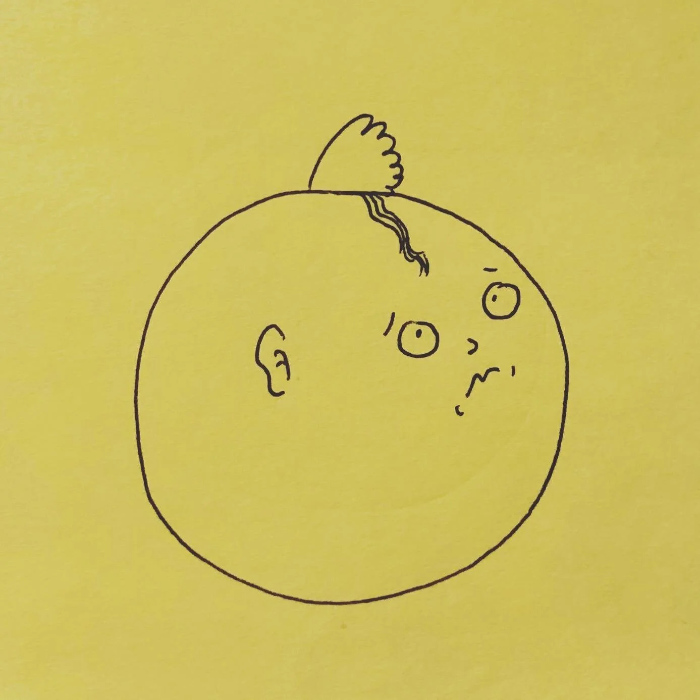 This little dang #wisp of hair just totally got away from Fat Baby. It just got out of hand...if only Fat Baby had hands; that hair wouldn&rsquo;t stand a chance..

#inktober2020 #inktober52 #inktoberwisp #drawing #fatbabylife #nohands