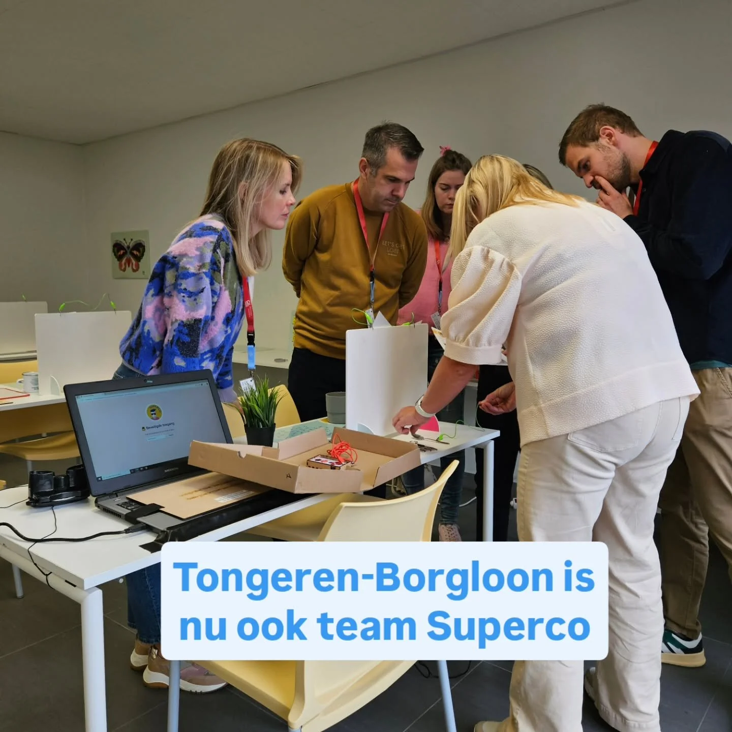 Gisteren rekruteerden we nieuwe Superco medewerkers in @tongeren_borgloon. Sommigen zullen zeggen dat Superco een game is over toegankelijke dienstverlening maar je moet niet alles geloven wat je hoort. #toegankelijkheid #escapegame #seriousgame #toe