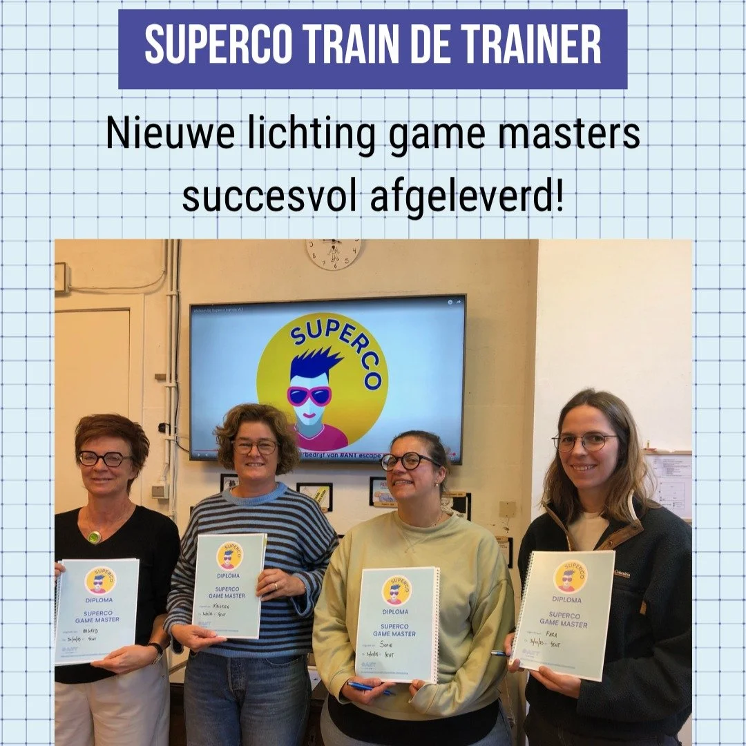 Hoe meer Superco, hoe meer vreugd. Binnenkort ook in o.a. Wommelgem en Vilvoorde en wie weet waar nog allemaal...
Sommigen zullen zeggen dat Superco niet bestaat en dat het een escape game is over gebruiksvriendelijke dienstverlening... #escapegame #