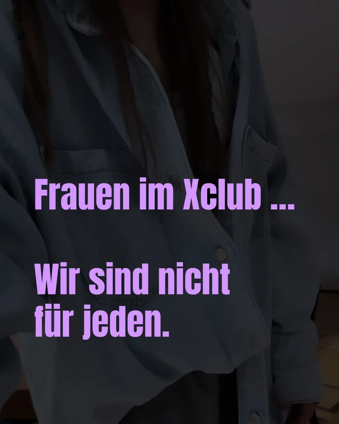 Ich feiere Xclub Frauen.

Weil die Frauen im Xclub die mutigsten sind die ich kenne.

Weil wir uns gegenseitig unterst&uuml;tzen.

Weil ein richtiger Zusammenhalt entstanden ist &mdash; 
nicht diese Scheiss-Missgunst die man sonst kennt. 

Eine echte