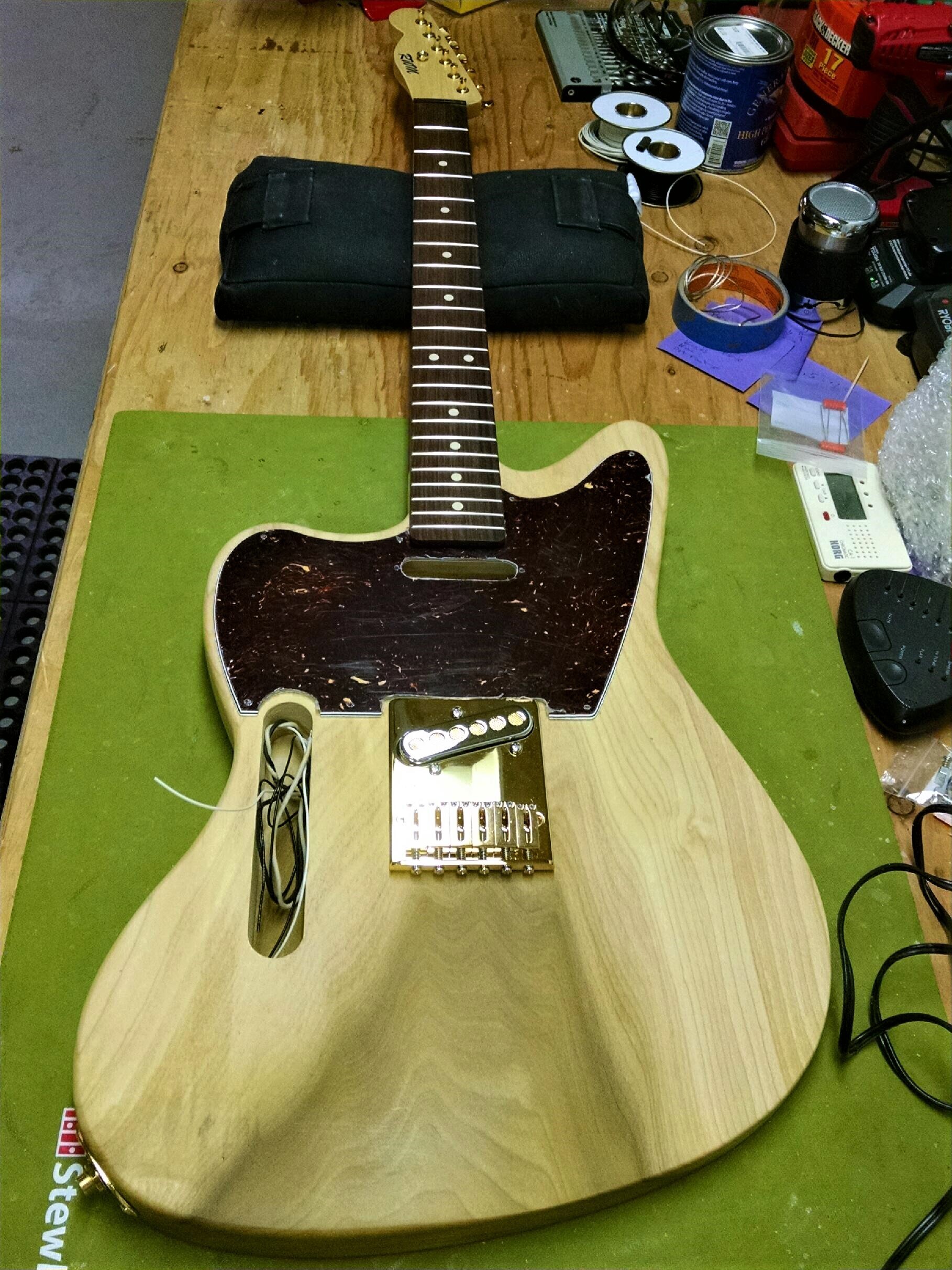 2019 Left-Handed Offset, Tulip Wood Body