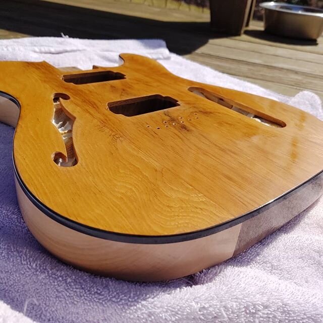 2020 Semi-Hollow Tele, finished/polished