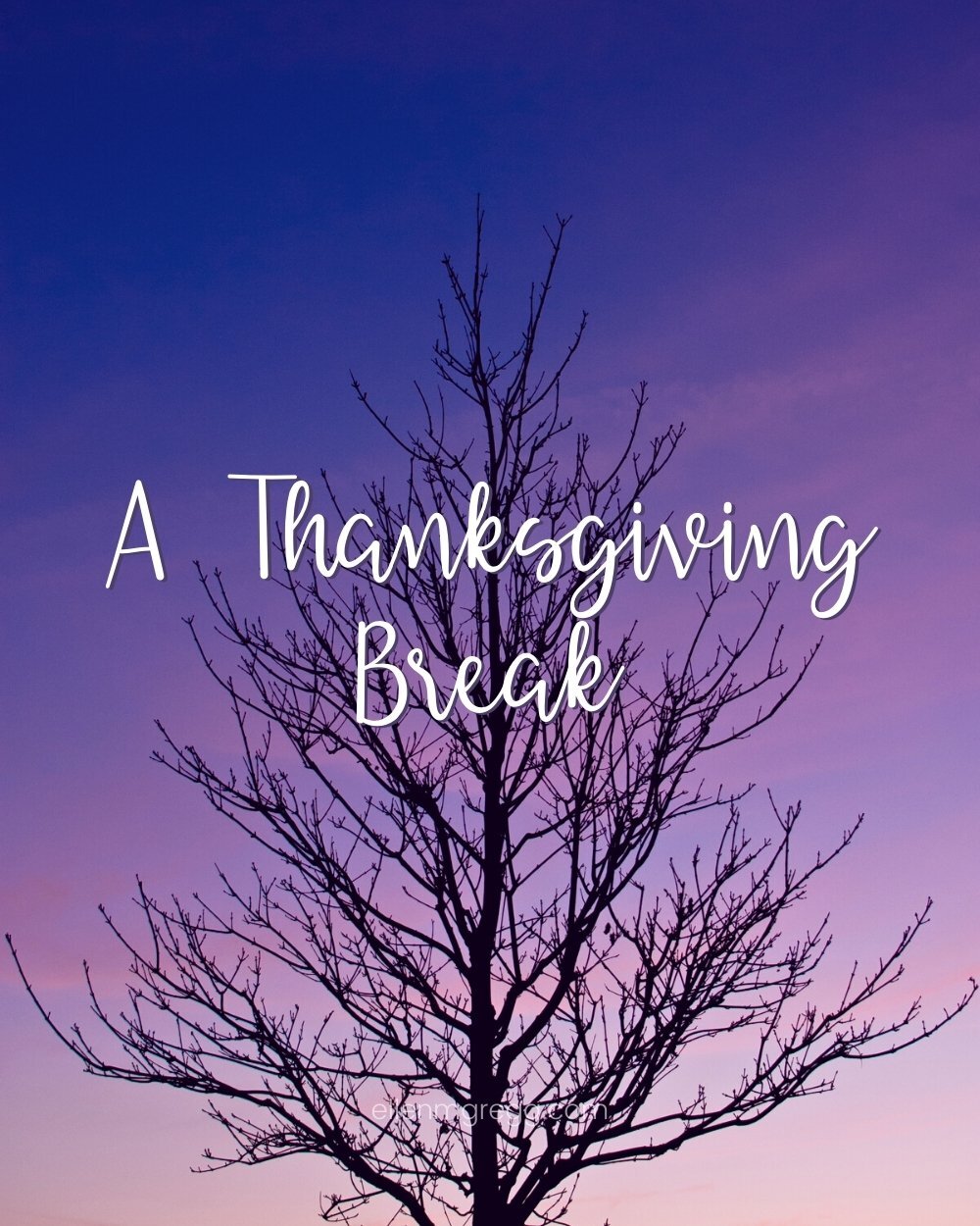 A Thanksgiving Break — The Everyday Intuitive, Ellen M. Gregg