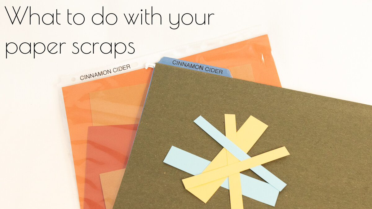 WHAT TO DO WITH ALL THOSE SCRAPS?