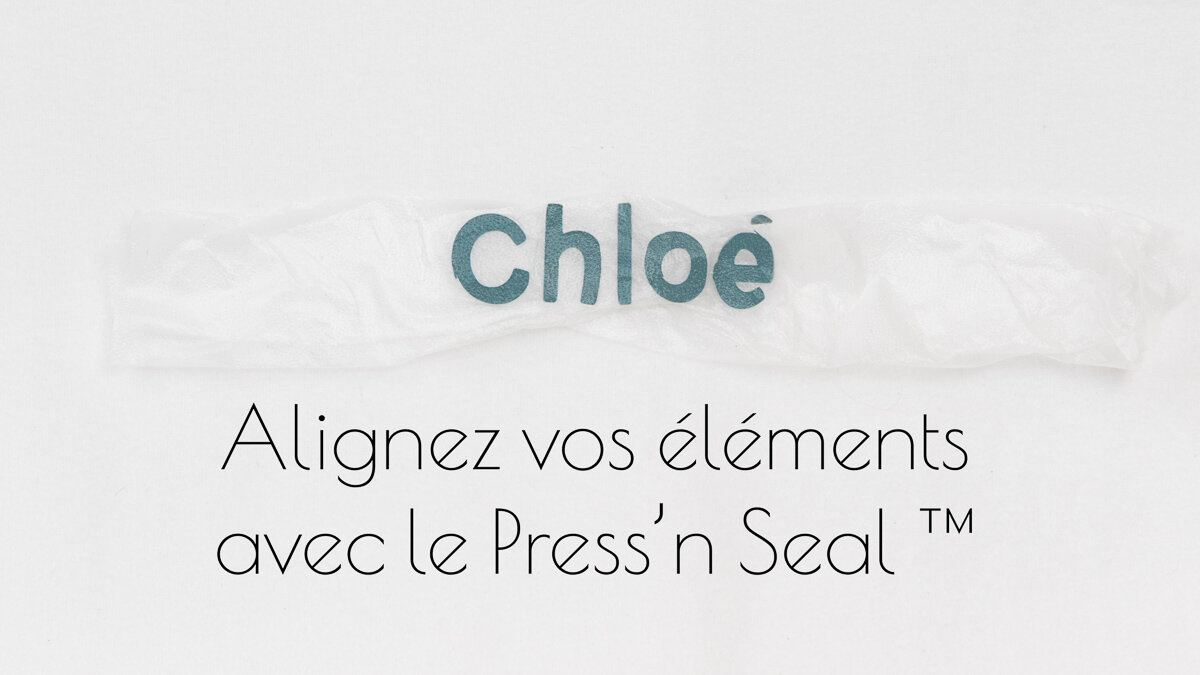 TRUC DU MARDI : ALIGNEZ VOS ÉLÉMENTS GRÂCE AU PRESS'N'SEAL