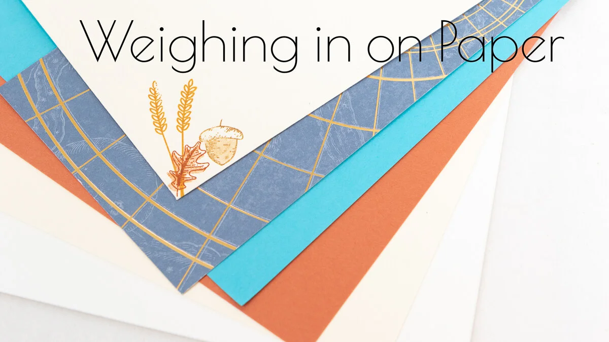TUESDAY TIP: WEIGHING IN ON PAPER