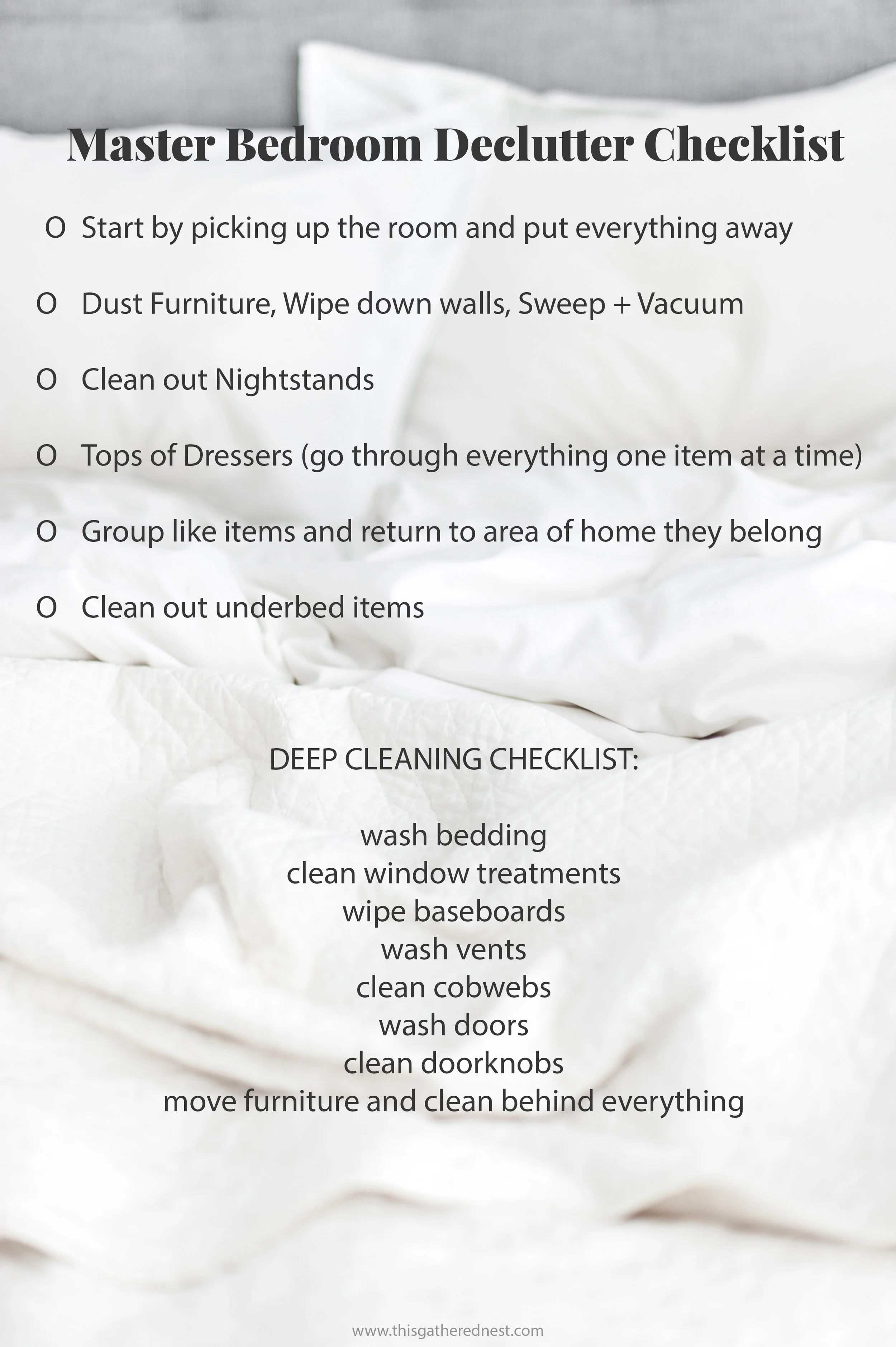 Master Bedroom Declutter — This Gathered Nest