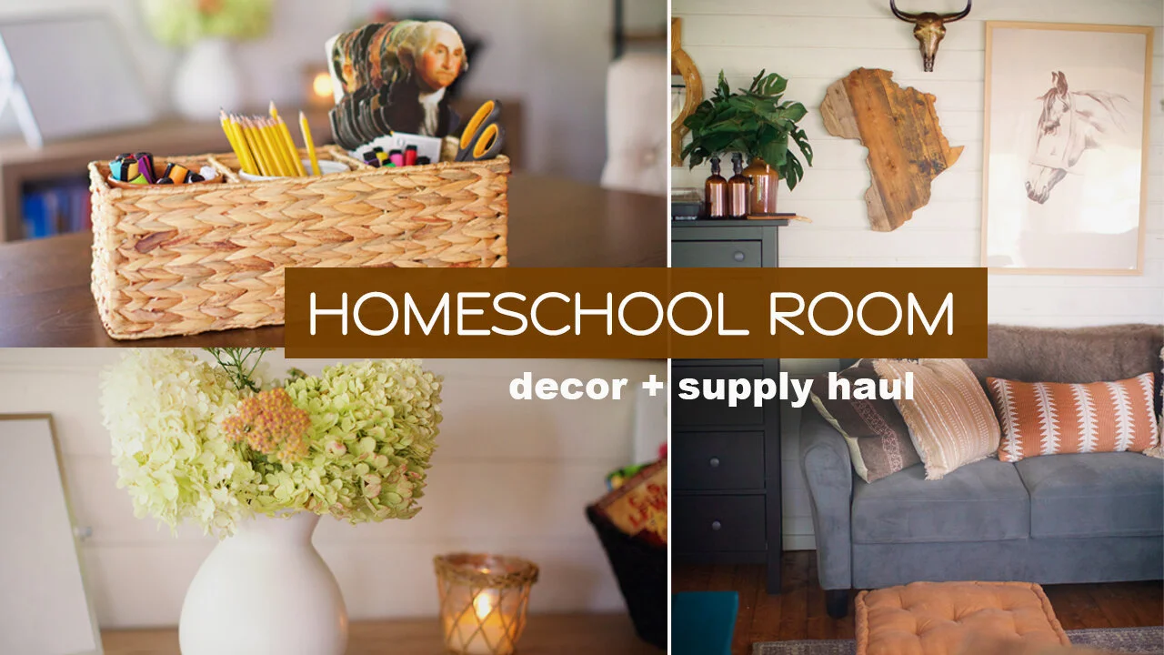 Homeschool Organization + Decor Haul!