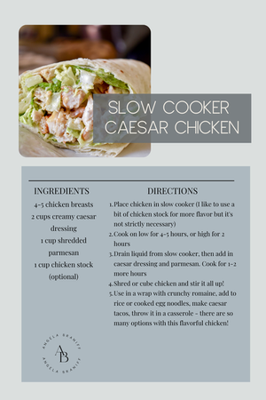 Caesar Chicken - TGN Family Favorite Recipes — This Gathered Nest