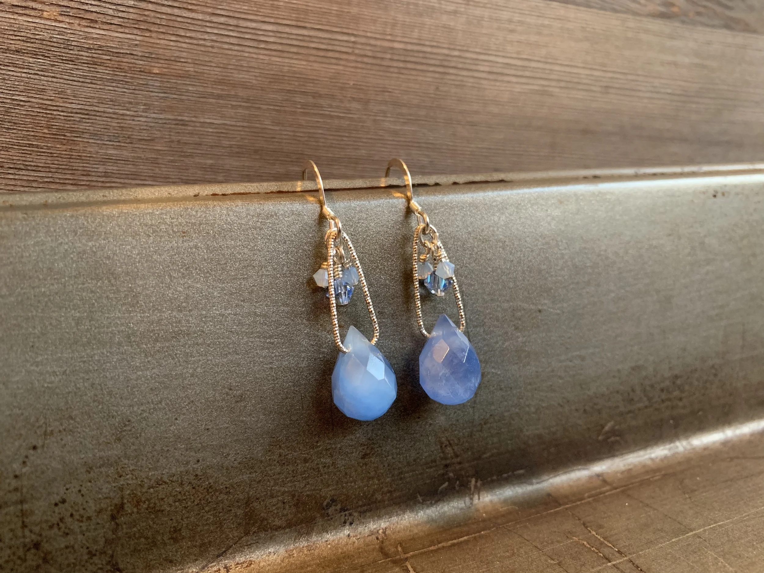 Chalcedony Earrings