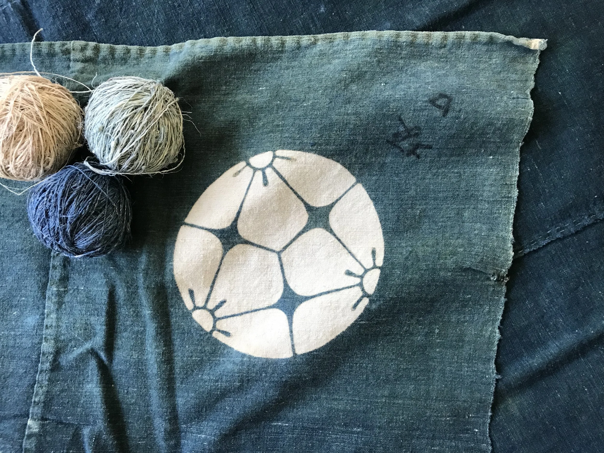 Late 19th Century Indigo Dyed Furosihki $95