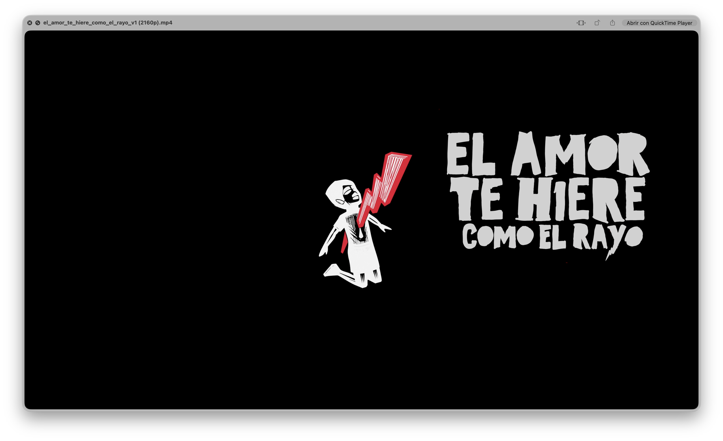 El Amor the Hiere como el Rayo