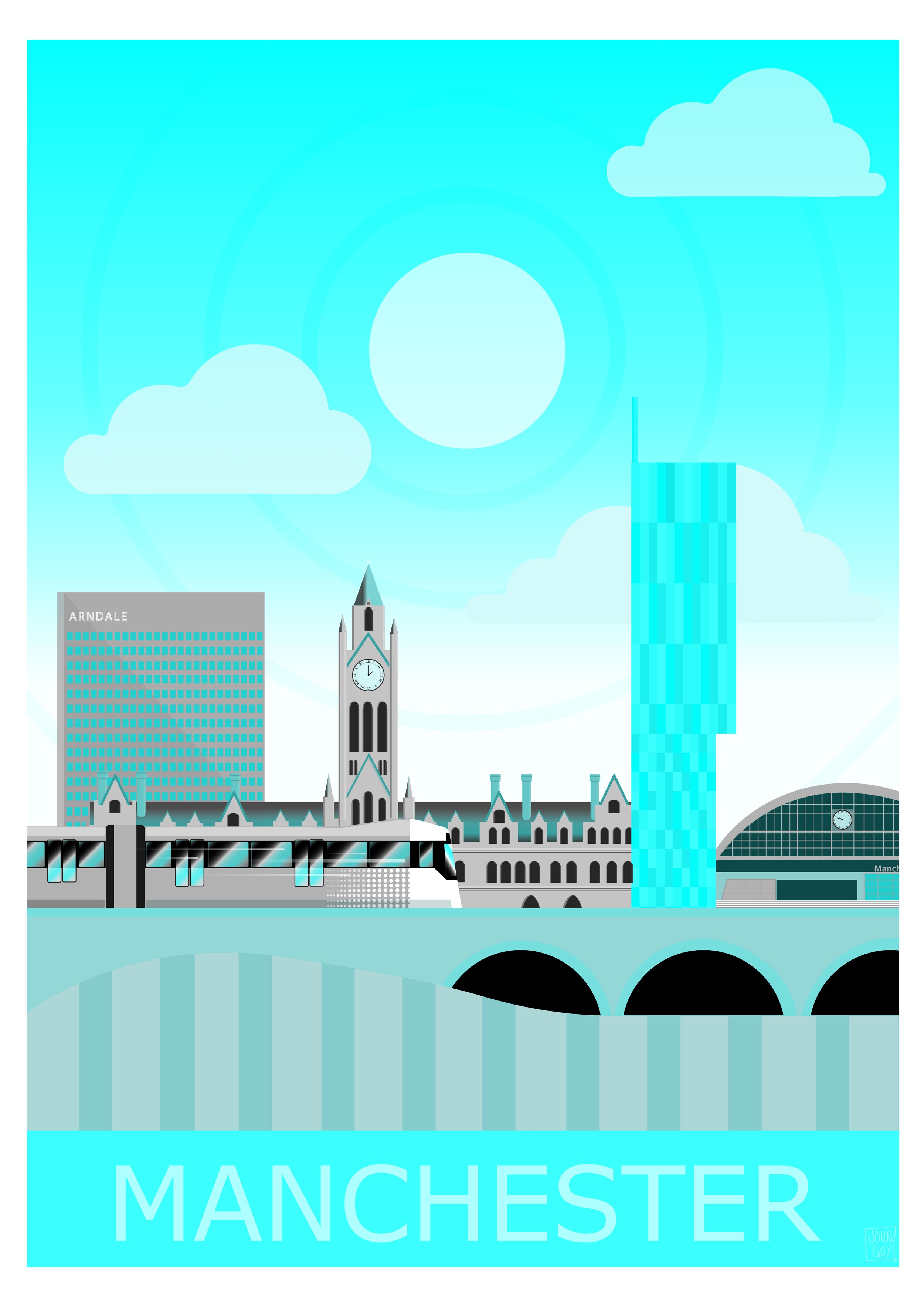 City of Manchester Illustration (variant)