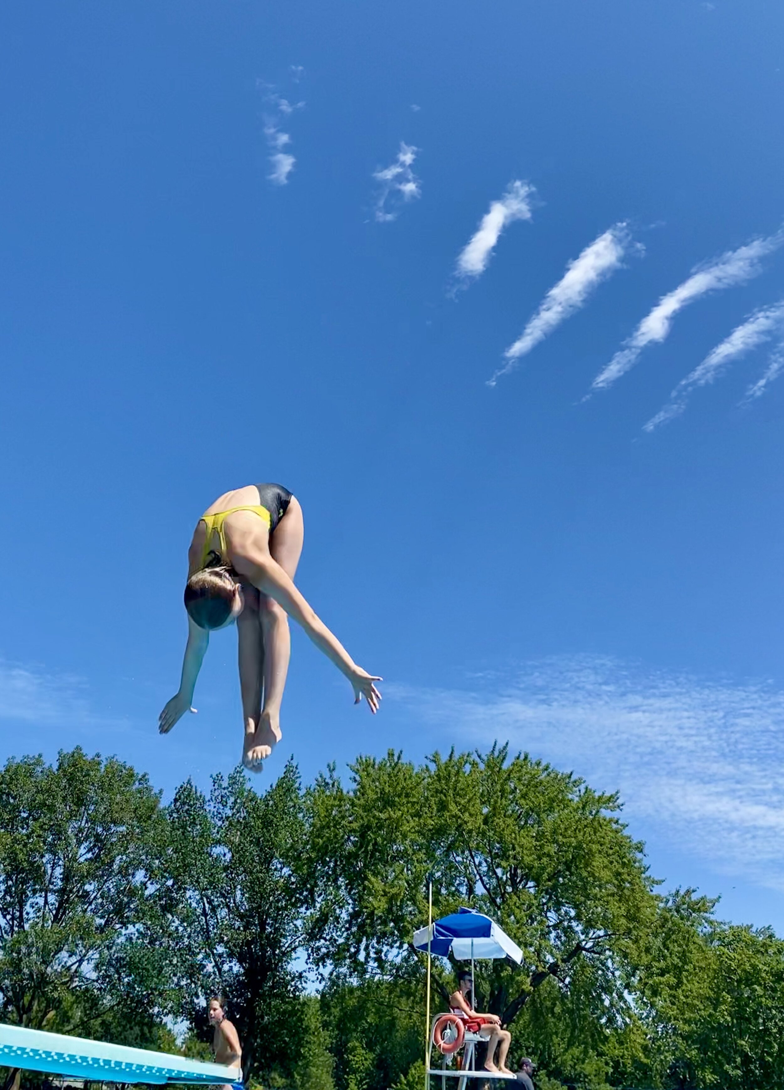 Outdoor Diving at General Burns Pool